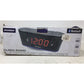 Sylvania Clock Radio Bluetooth Autoset With Usb Charger