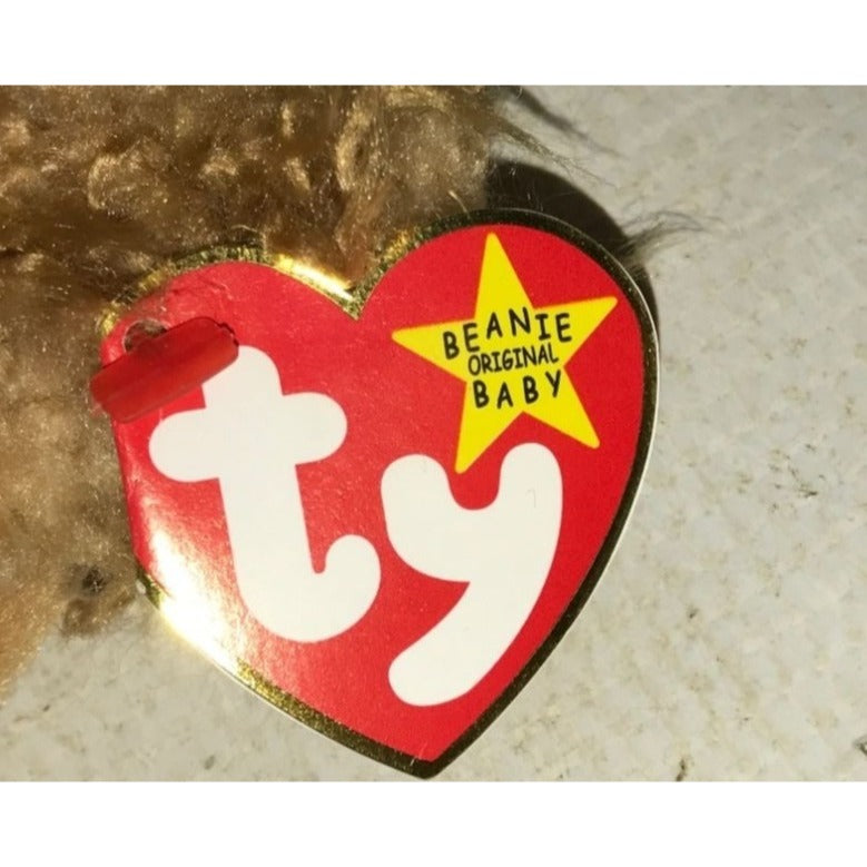 Vintage 1997 TY Beanie Baby with Tags Spunky the Dog