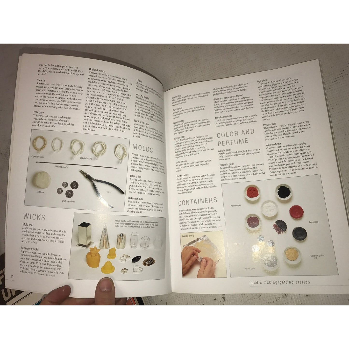 Step by Step Crafts Candle Making by Cheryl Owen Book