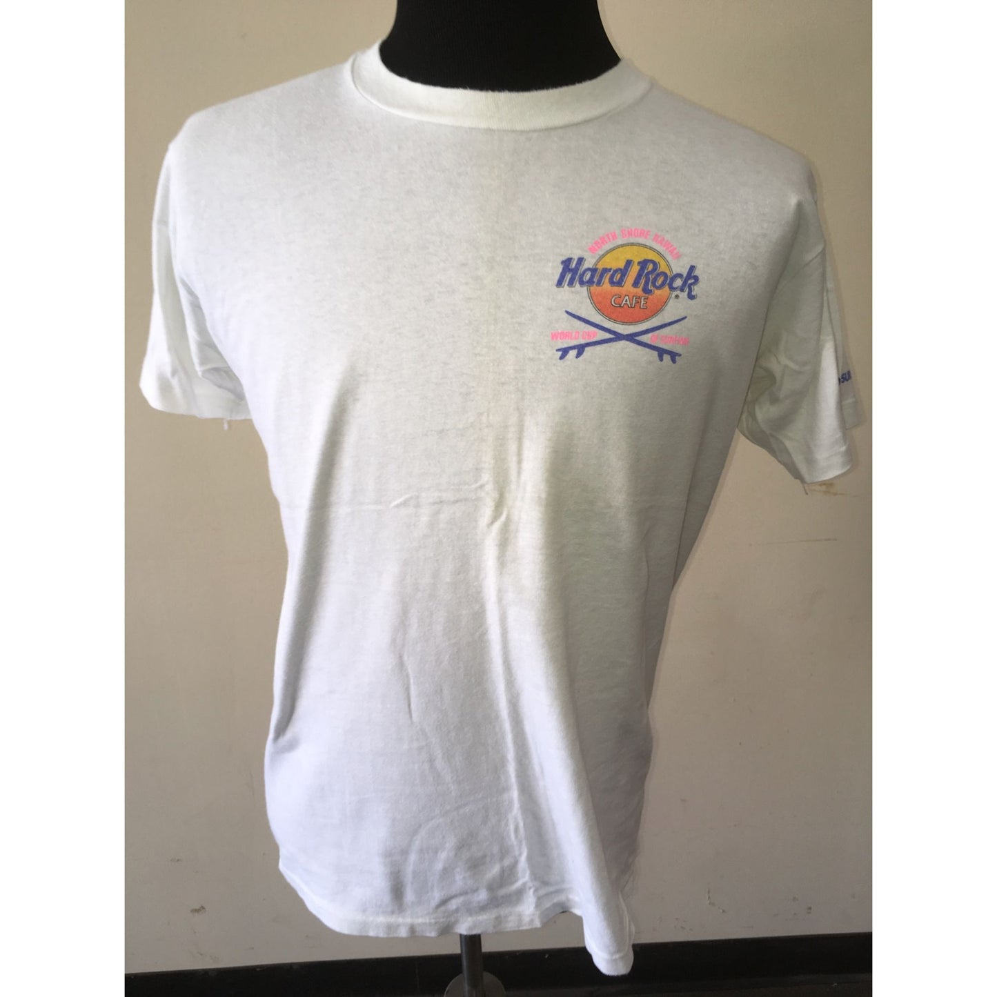 Vintage Hard Rock Cafe Mens Size 42-44 Large White Tee Shirt