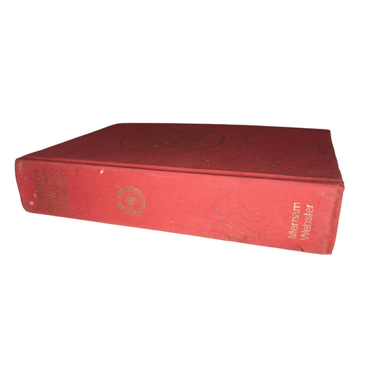 Webster's 9th New Collegiate Hardcover Dictionary Thumb-Indexed