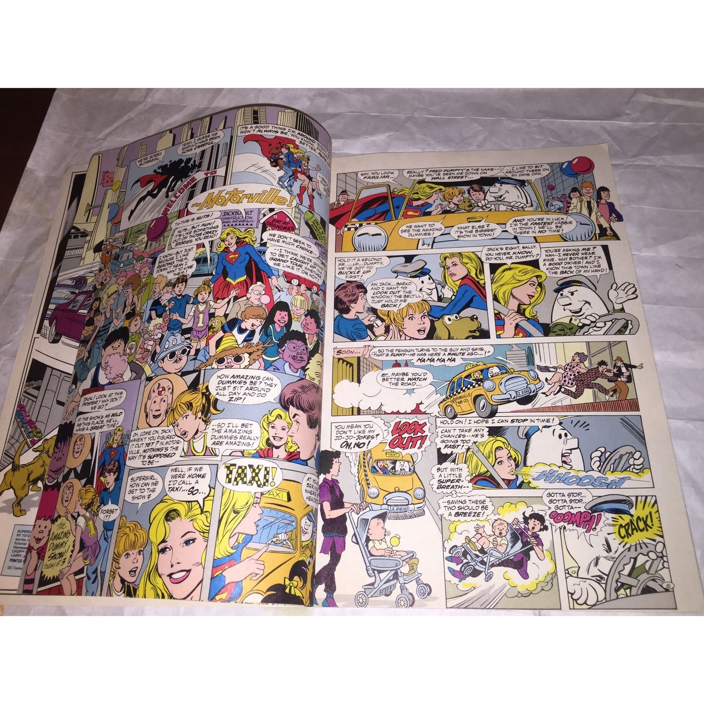 American Honda Presents DC Comics SUPERGIRL Vintage Comic Book