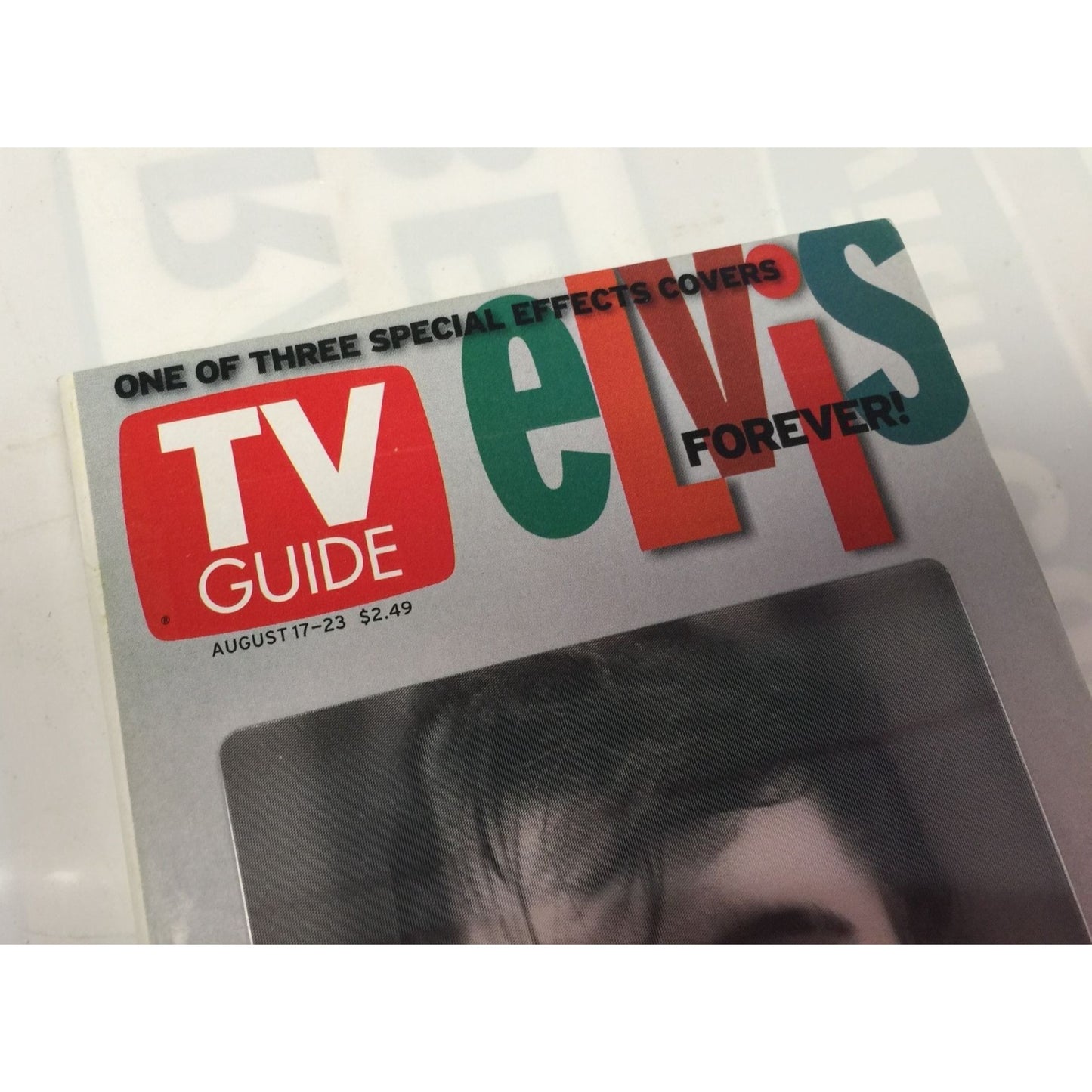 Vintage Aug. 17-23, 2002 Collectible ELVIS TV GUIDE Book