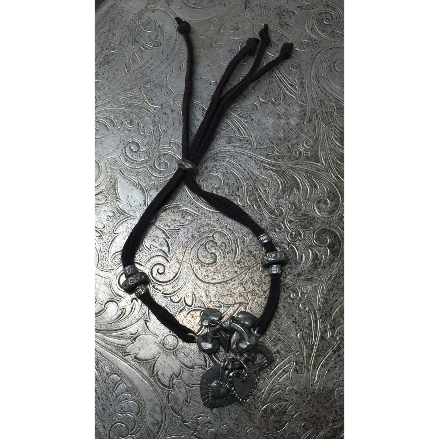 Adjustable Women's Bracelet with Heart Charms on it - A+ Stuff - Bracelet - A+ Stuff