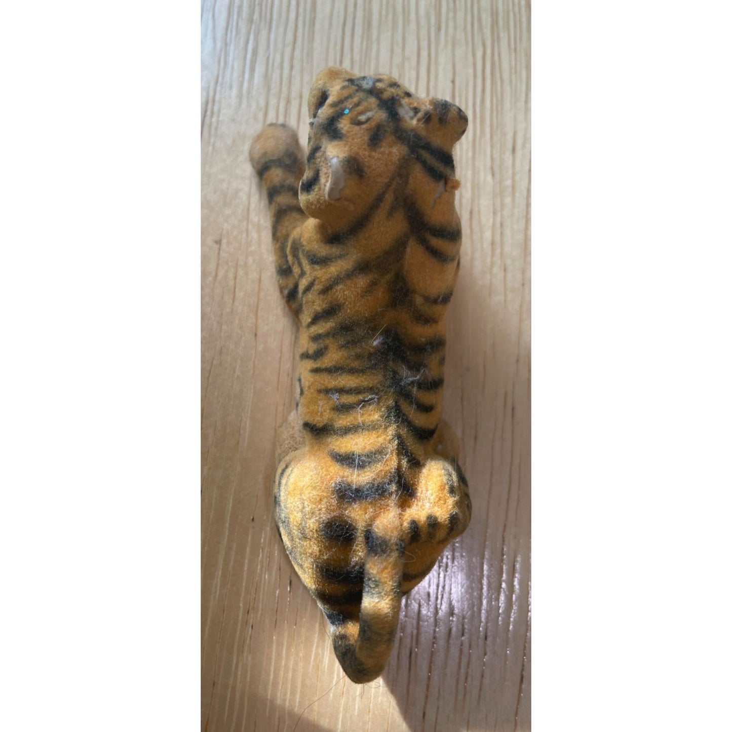 Vintage Black/Orange Striped Tiger Figurine