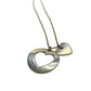 Tiffany & Co. 2 Heart Necklace - Stencil Heart Pendant with Cutout Heart
