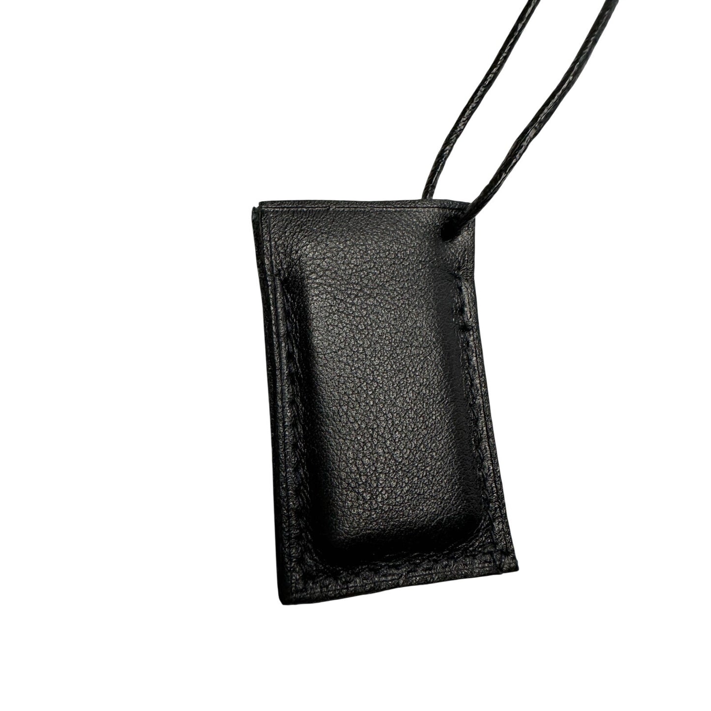 Hermes Leather Cord "AMOUR" (Top Only) Symbols Pendant