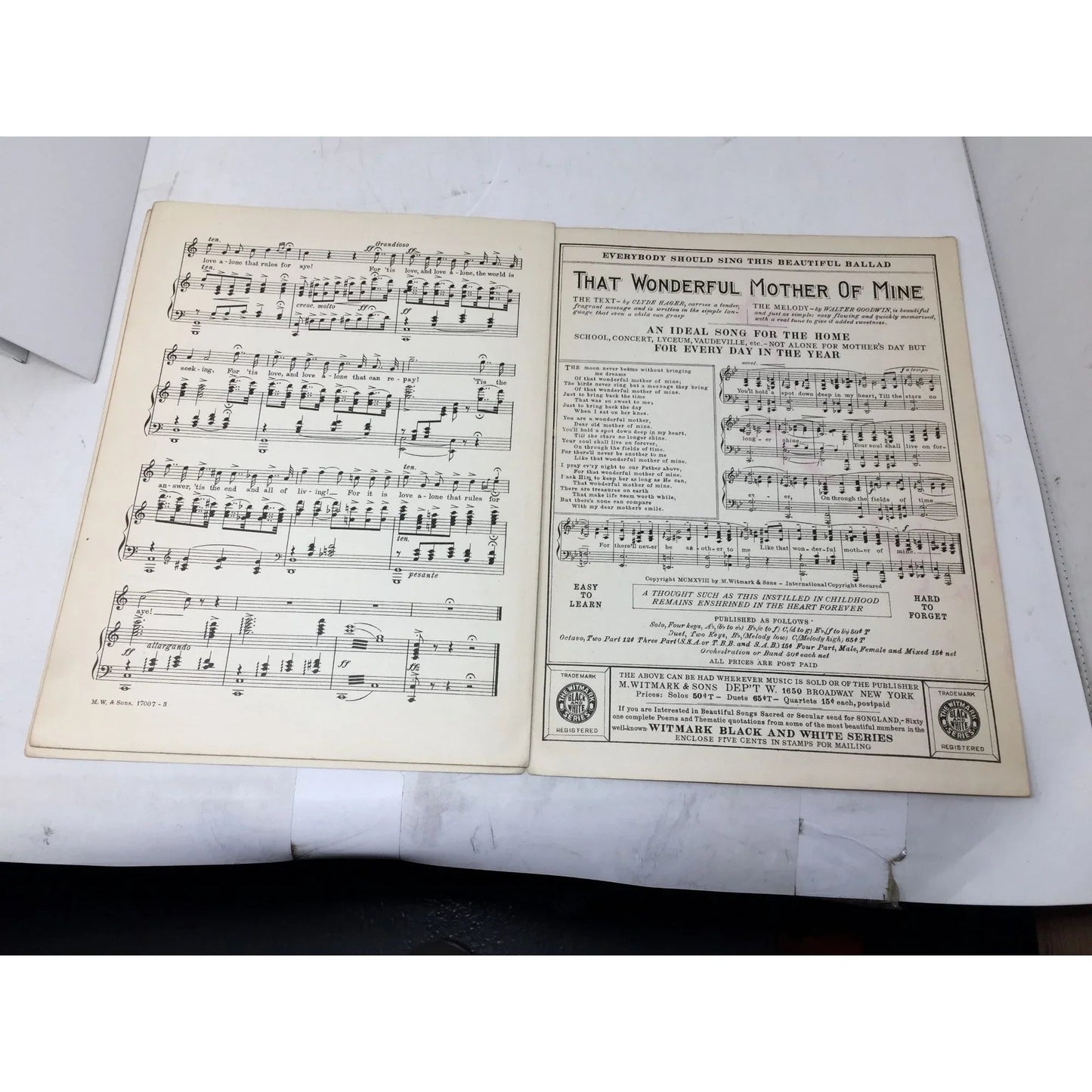 Ah! Sweet Mystery of Life (the dream melody) Sheet Music Book - A+ Stuff - SHEET MUSIC - A+ Stuff