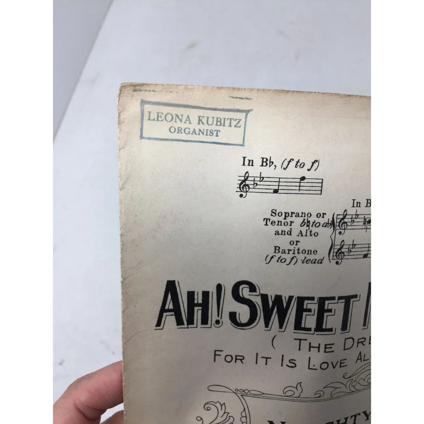 Ah! Sweet Mystery of Life (the dream melody) Sheet Music Book - A+ Stuff - SHEET MUSIC - A+ Stuff