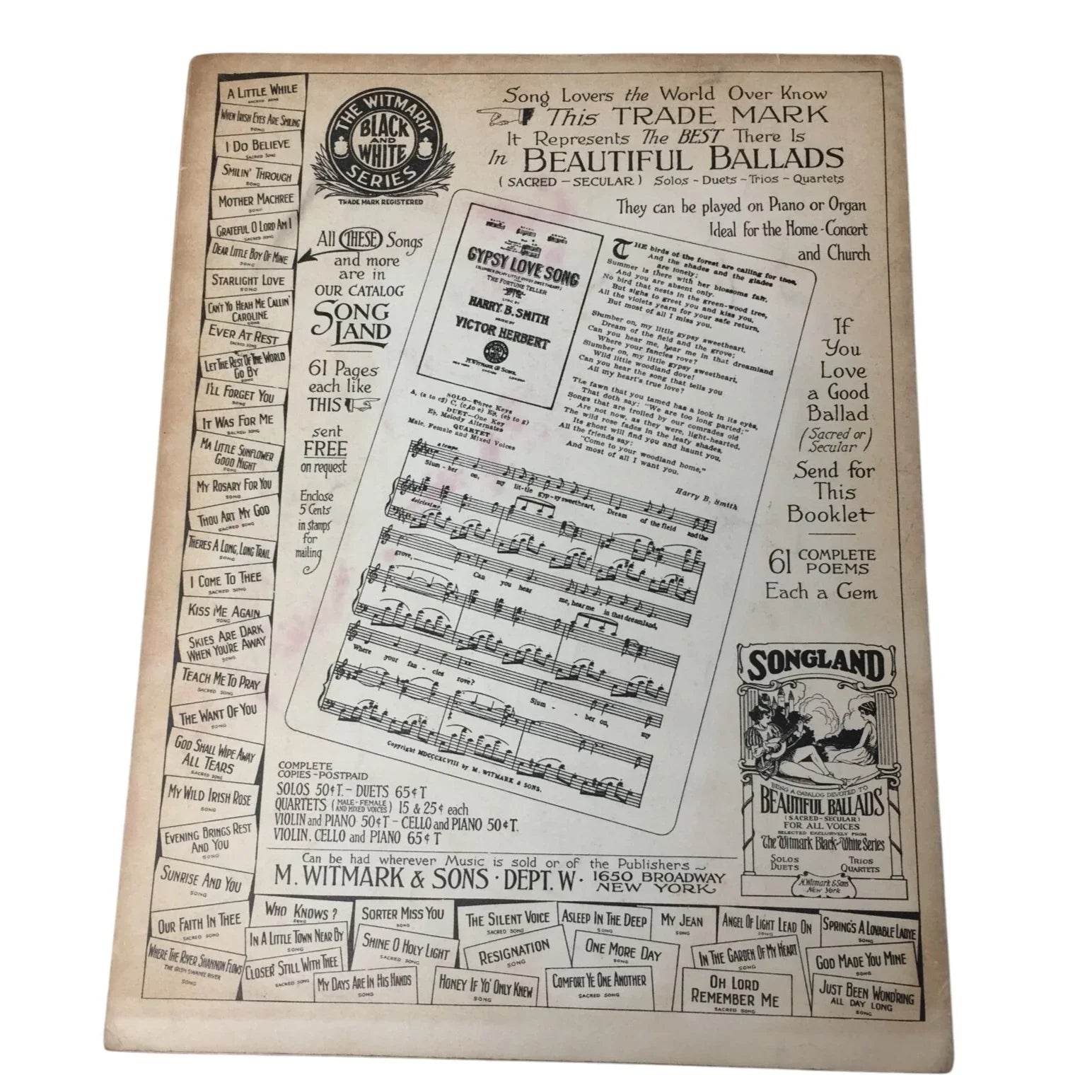 Ah! Sweet Mystery of Life (the dream melody) Sheet Music Book - A+ Stuff - SHEET MUSIC - A+ Stuff