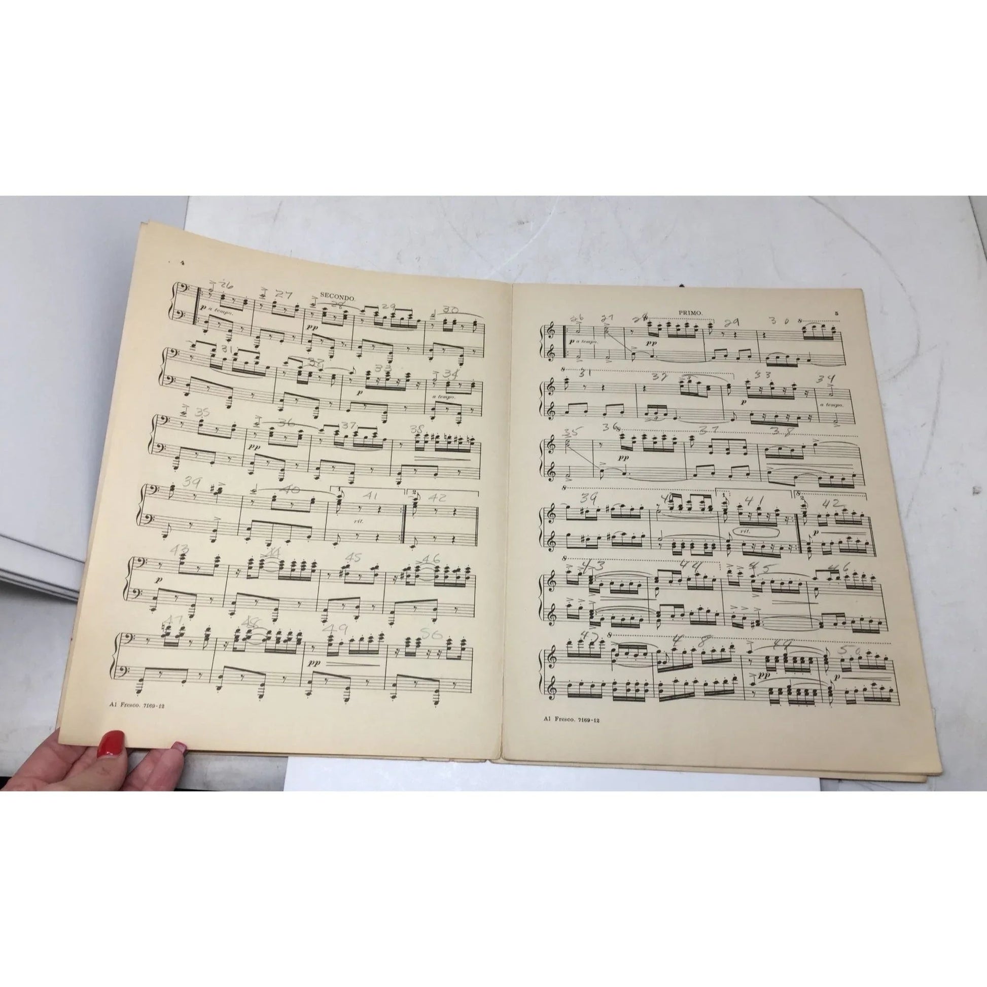 ''AL FRESCO'' PIANO DUET SHEET MUSIC BOOK - A+ Stuff - SHEET MUSIC - A+ Stuff