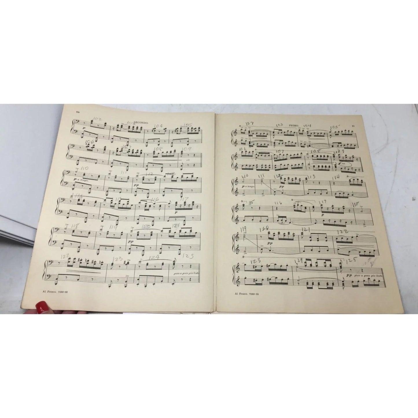 ''AL FRESCO'' PIANO DUET SHEET MUSIC BOOK - A+ Stuff - SHEET MUSIC - A+ Stuff