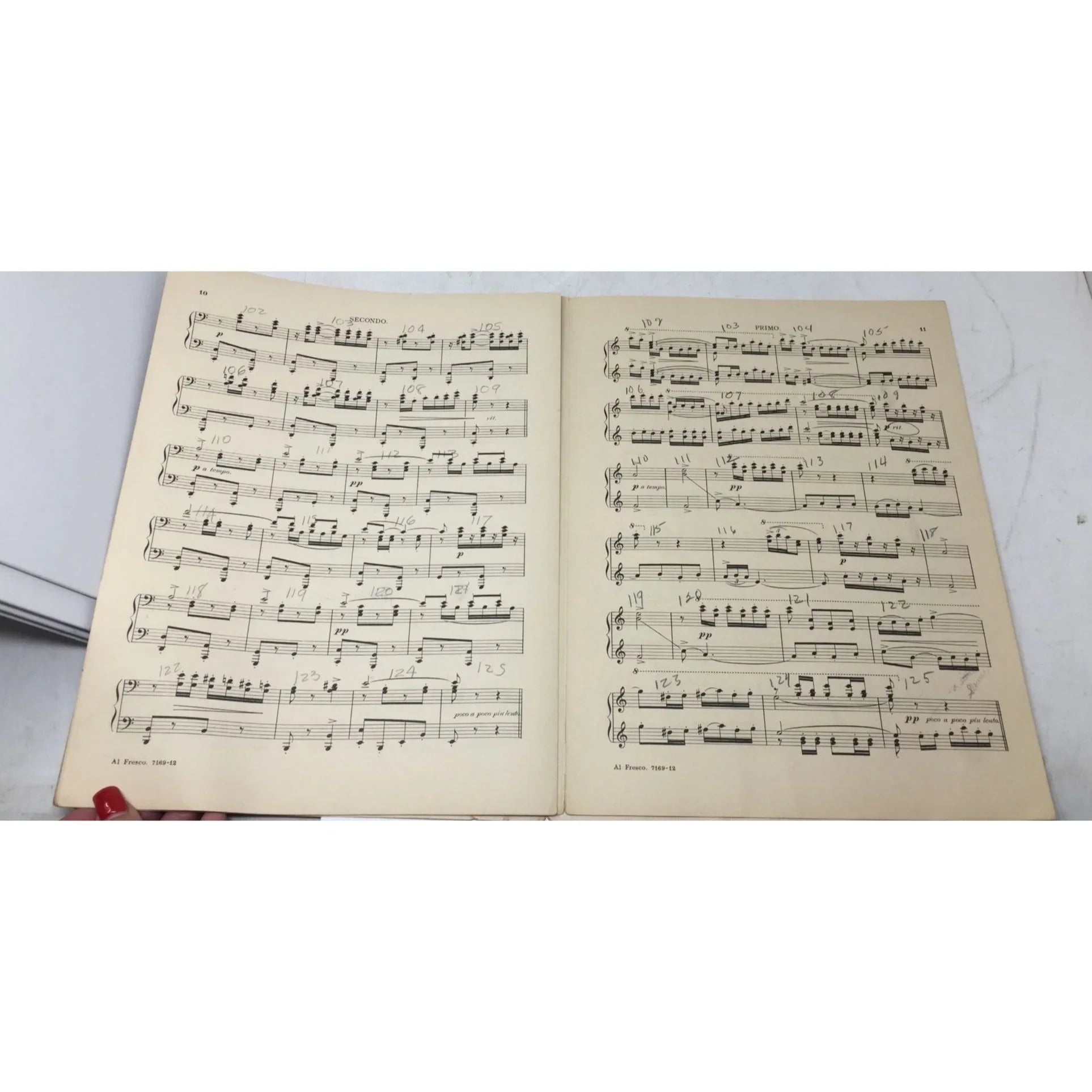 ''AL FRESCO'' PIANO DUET SHEET MUSIC BOOK - A+ Stuff - SHEET MUSIC - A+ Stuff