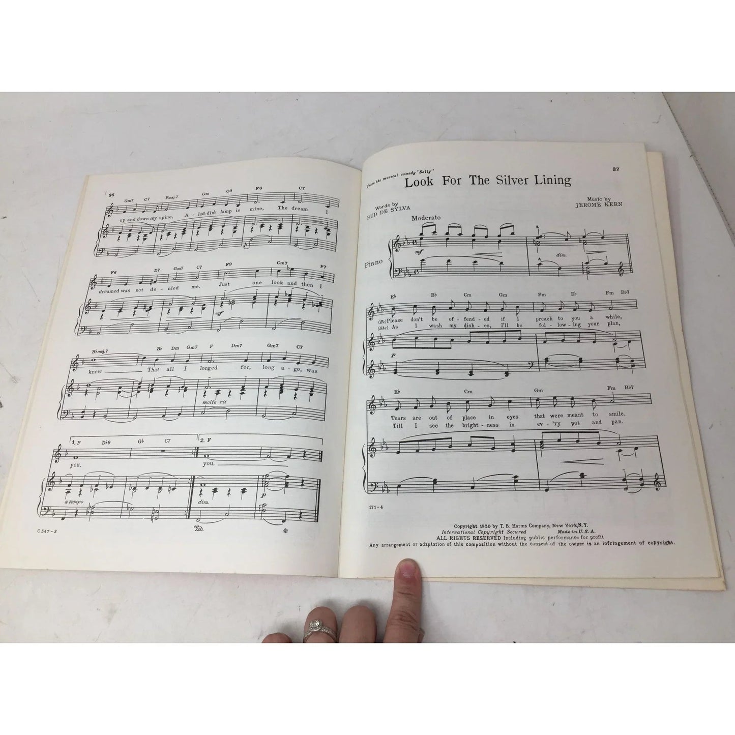 Album of Jerome Kern Songs Vintage Sheet Music - A+ Stuff - SHEET MUSIC - A+ Stuff