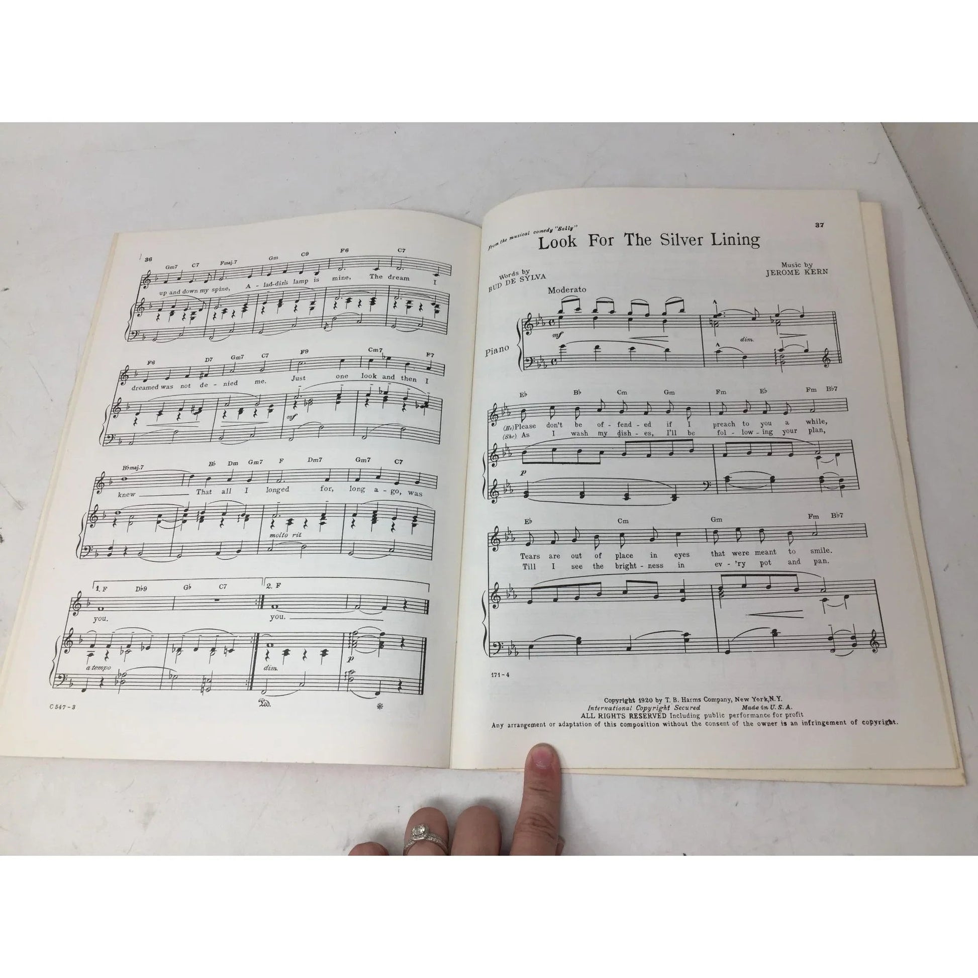 Album of Jerome Kern Songs Vintage Sheet Music - A+ Stuff - SHEET MUSIC - A+ Stuff