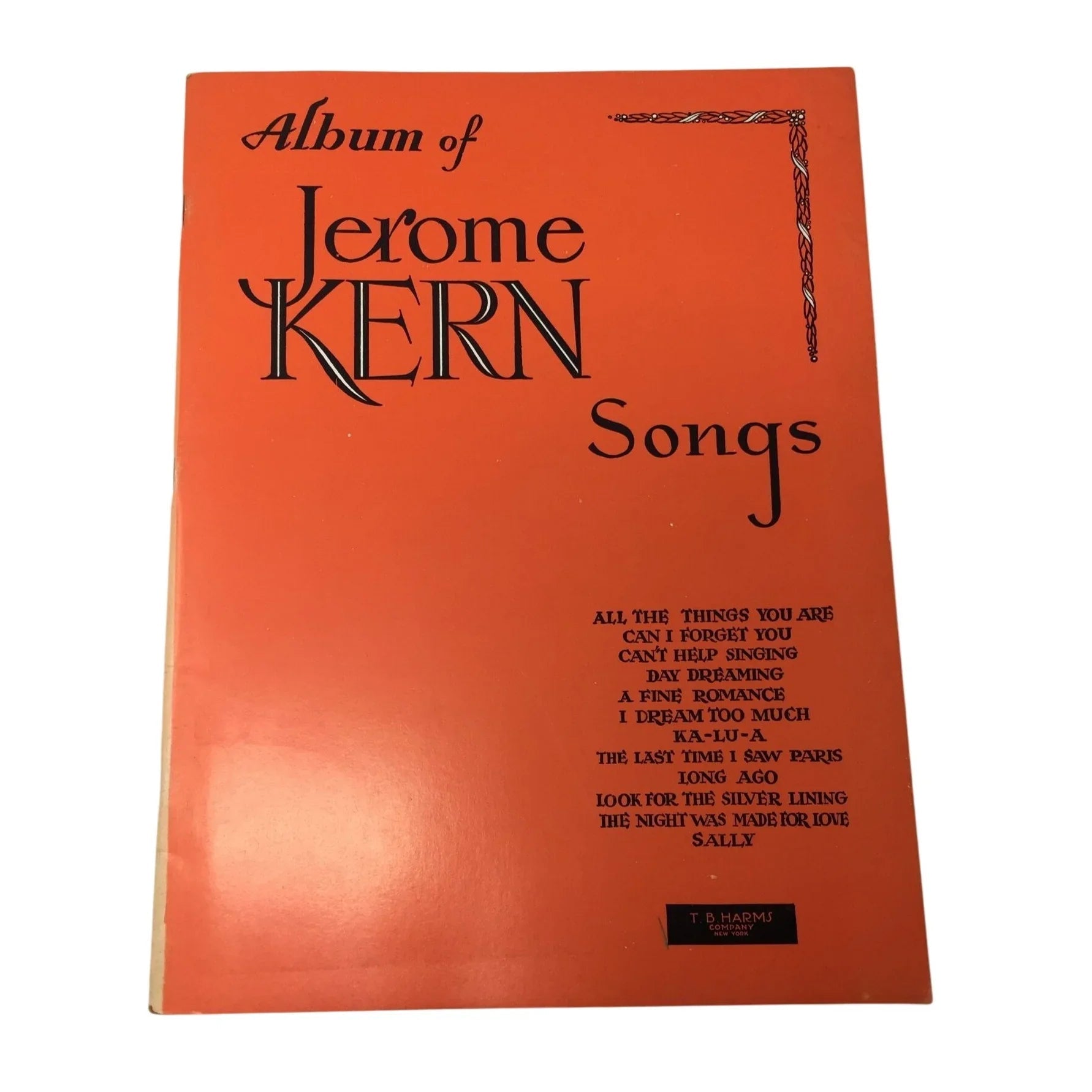 Album of Jerome Kern Songs Vintage Sheet Music - A+ Stuff - SHEET MUSIC - A+ Stuff