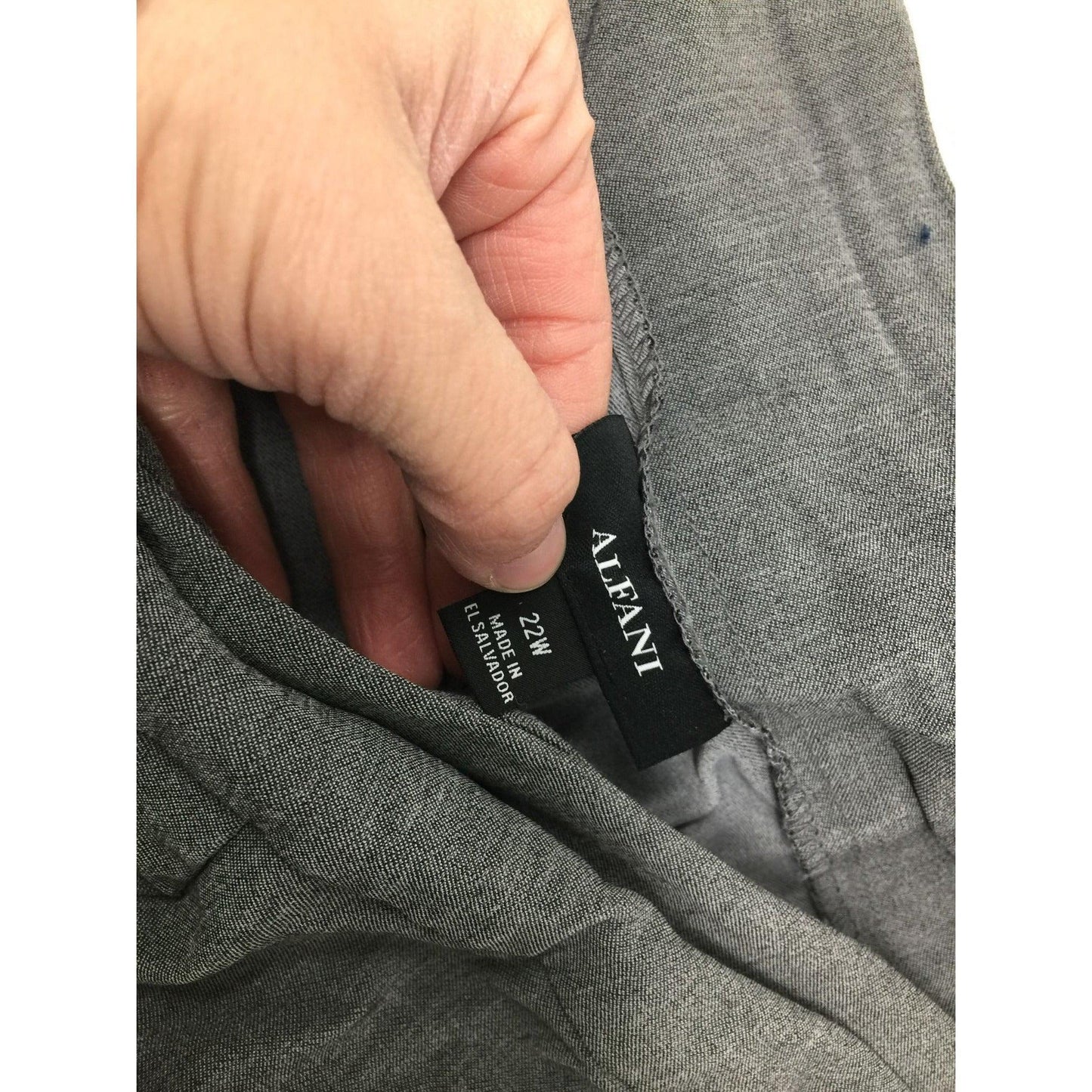 ALFANI Womens Grey Pants Size 22W - ALFANI - Pants - A+ Stuff