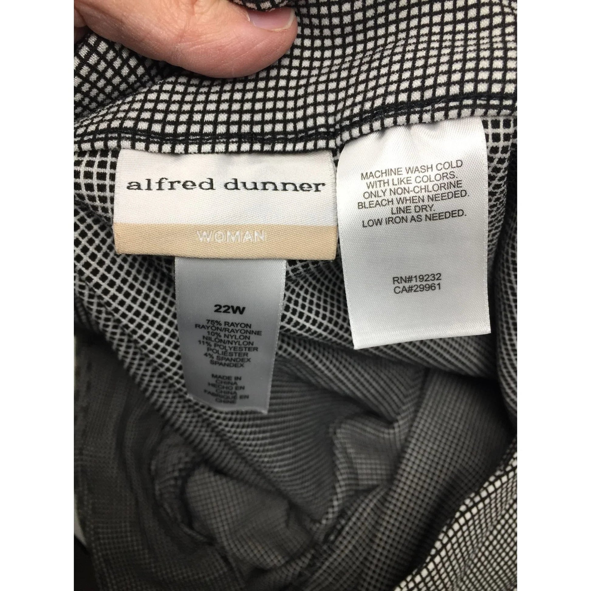 Alfred Dunner Womens Pants With Pockets Size 22W - A+ Stuff - Pants - A+ Stuff