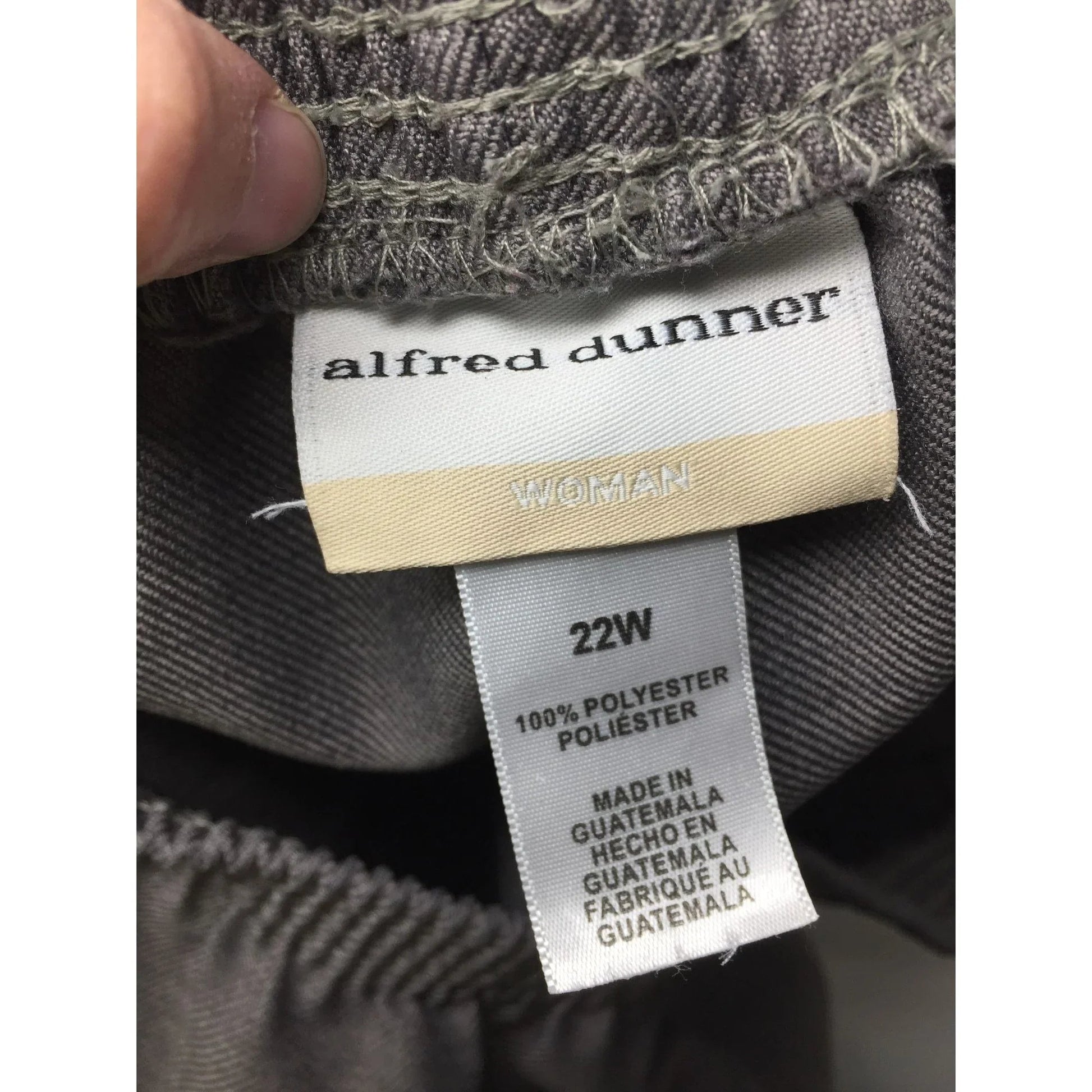 Alfred Dunner Womens Size 22W Gray Pants - A+ Stuff - Pants - A+ Stuff