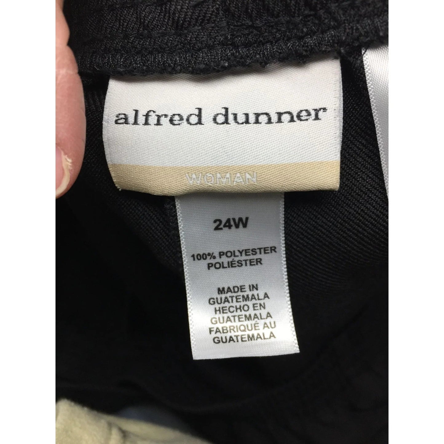 Alfred Dunner Womens Size 24W Black Pants - alfred dunner - Pants - A+ Stuff