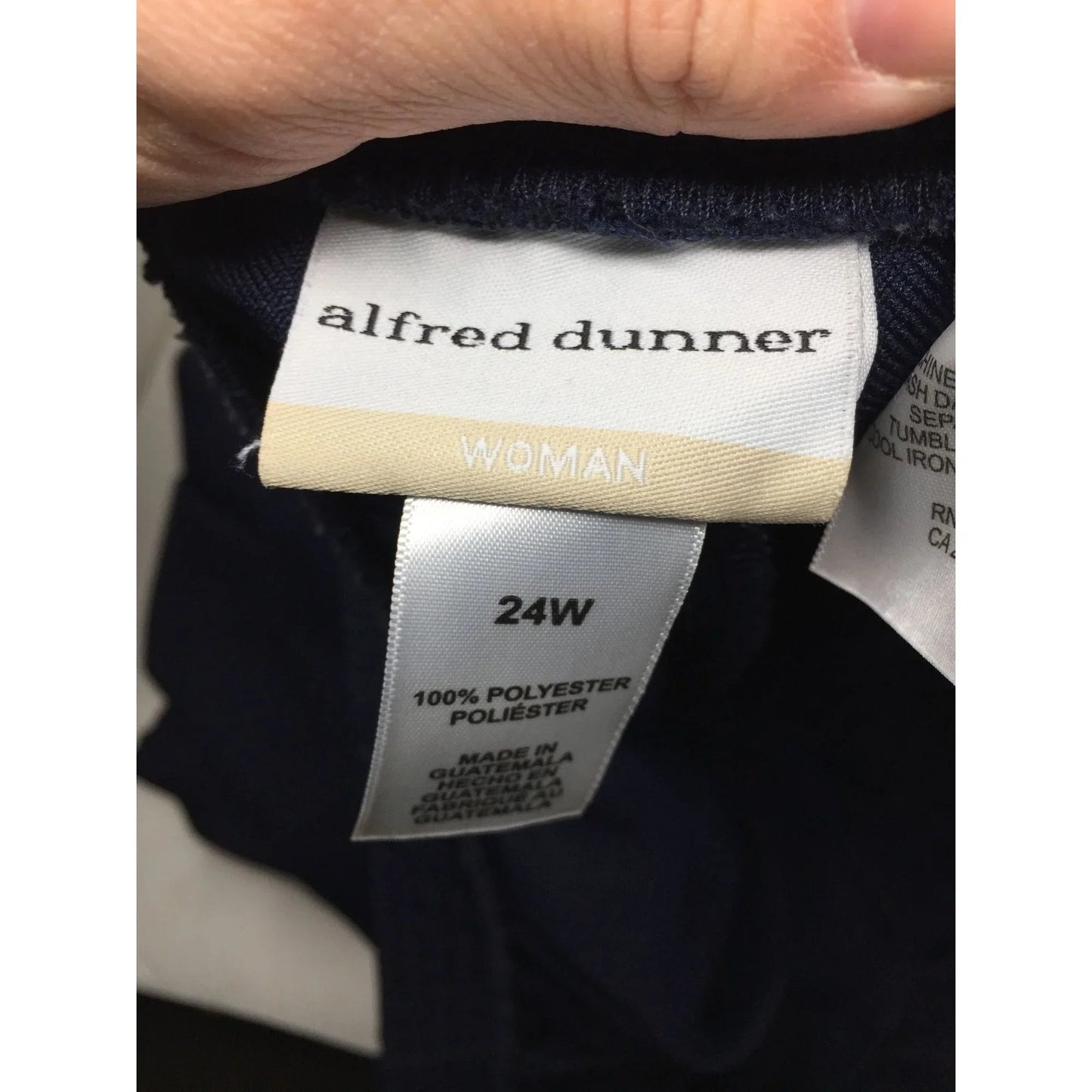 Alfred Dunner Womens Size 24W Navy Blue Pants - alfred dunner - Pants - A+ Stuff