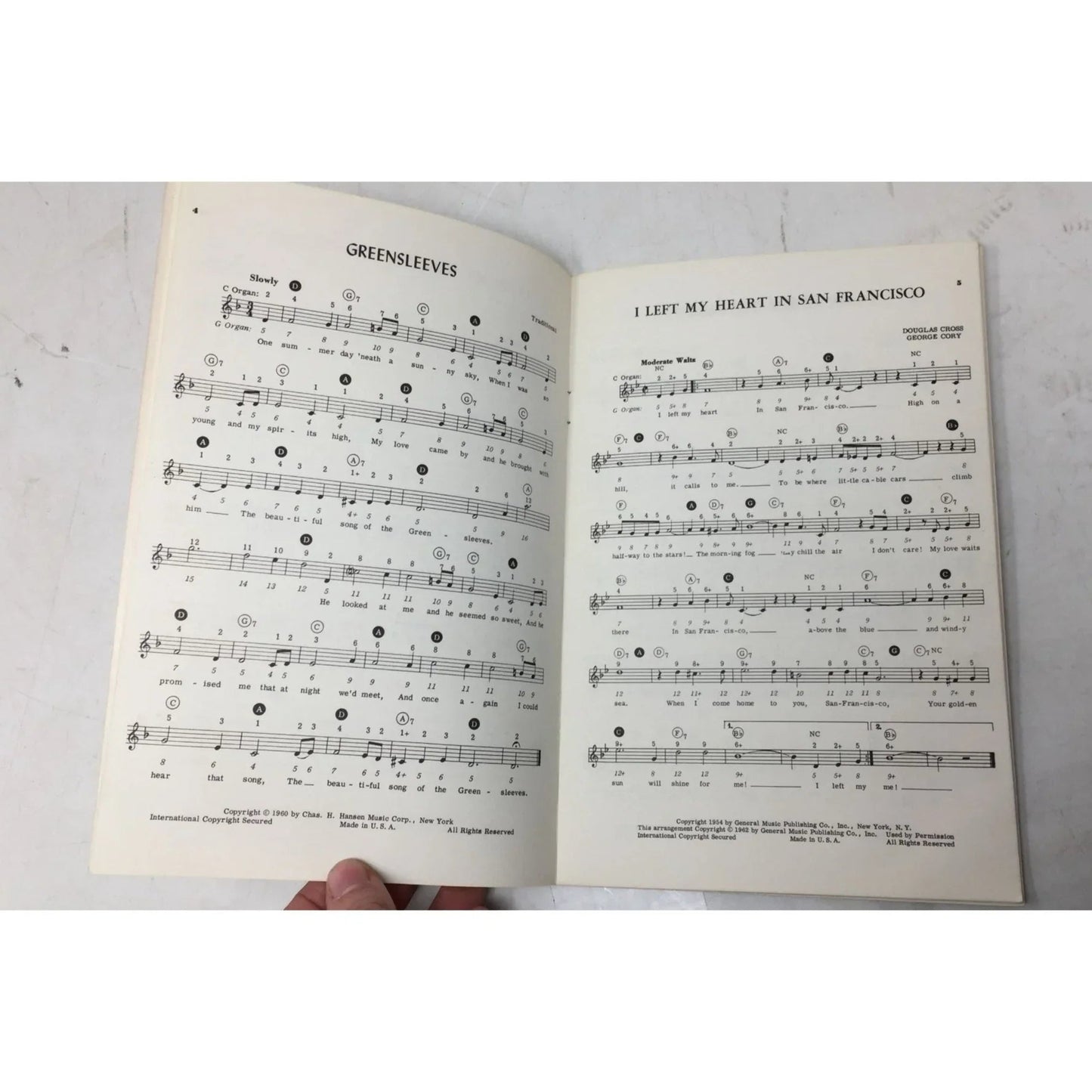 ALL AMERICAN RECORD HITS PORTABLE CHORD ORGAN - A+ Stuff - SHEET MUSIC - A+ Stuff