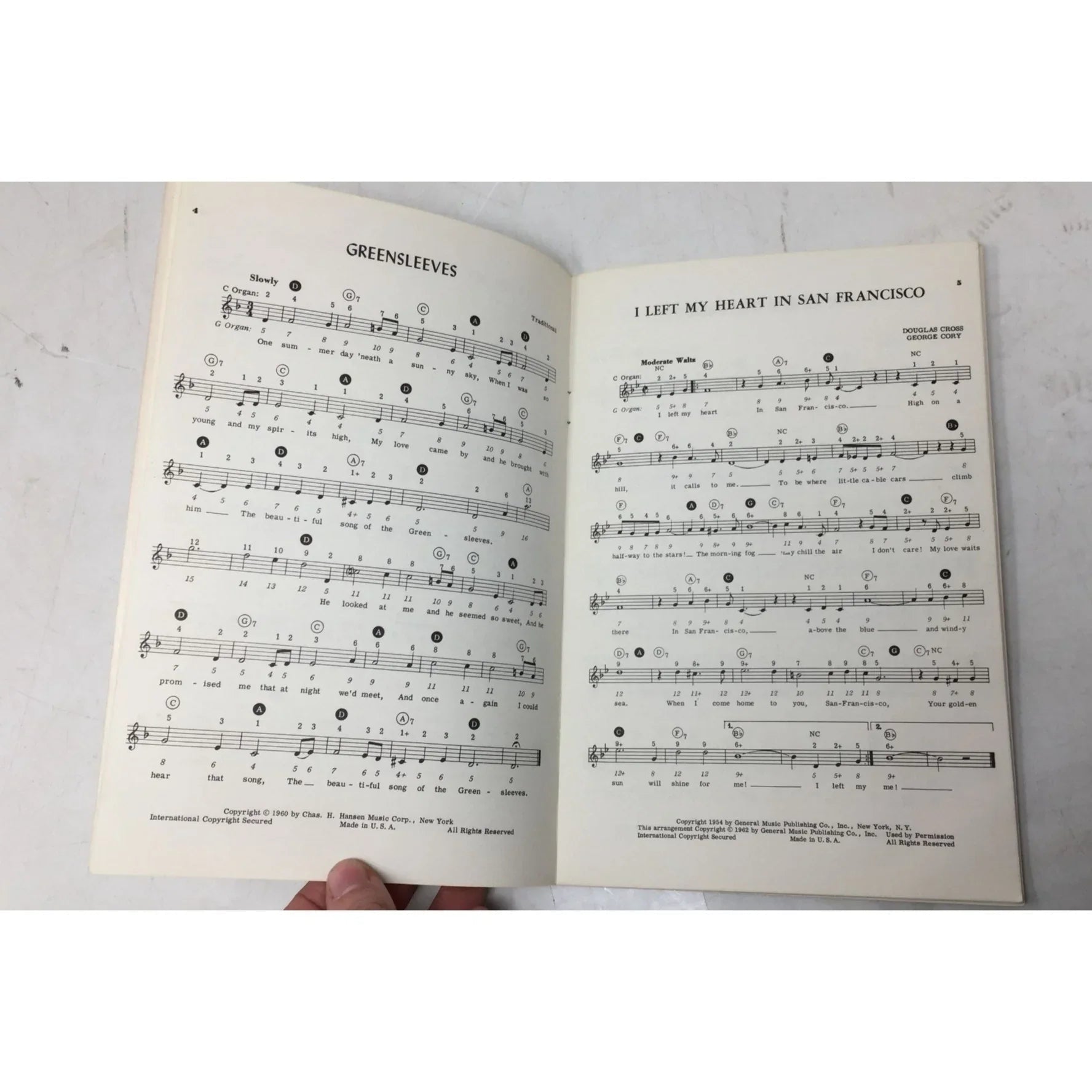 ALL AMERICAN RECORD HITS PORTABLE CHORD ORGAN - A+ Stuff - SHEET MUSIC - A+ Stuff
