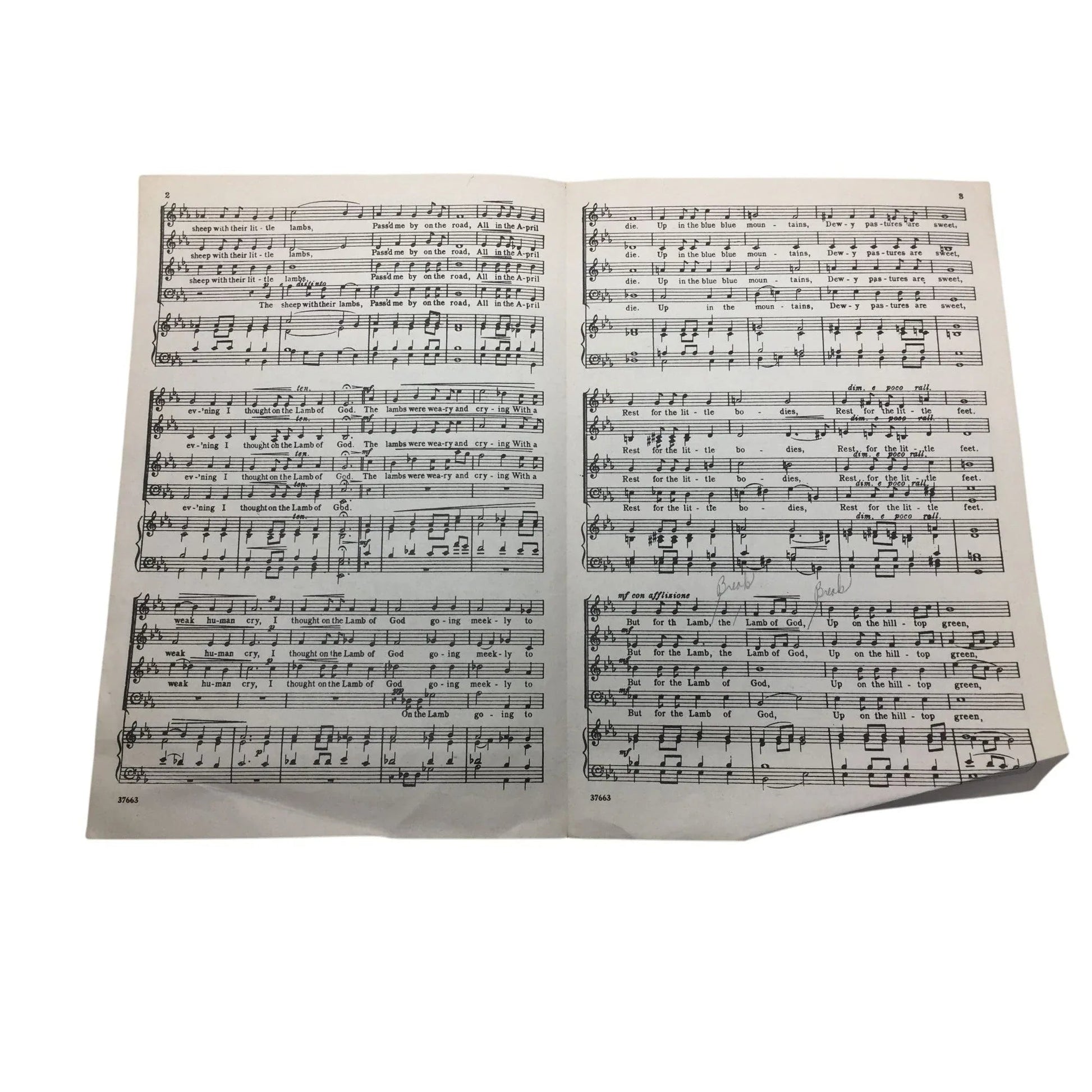 All in the April Evening Part Song for S.C.T.B. By Katherine Tynan/Hugh S Robertson - A+ Stuff - SHEET MUSIC - A+ Stuff
