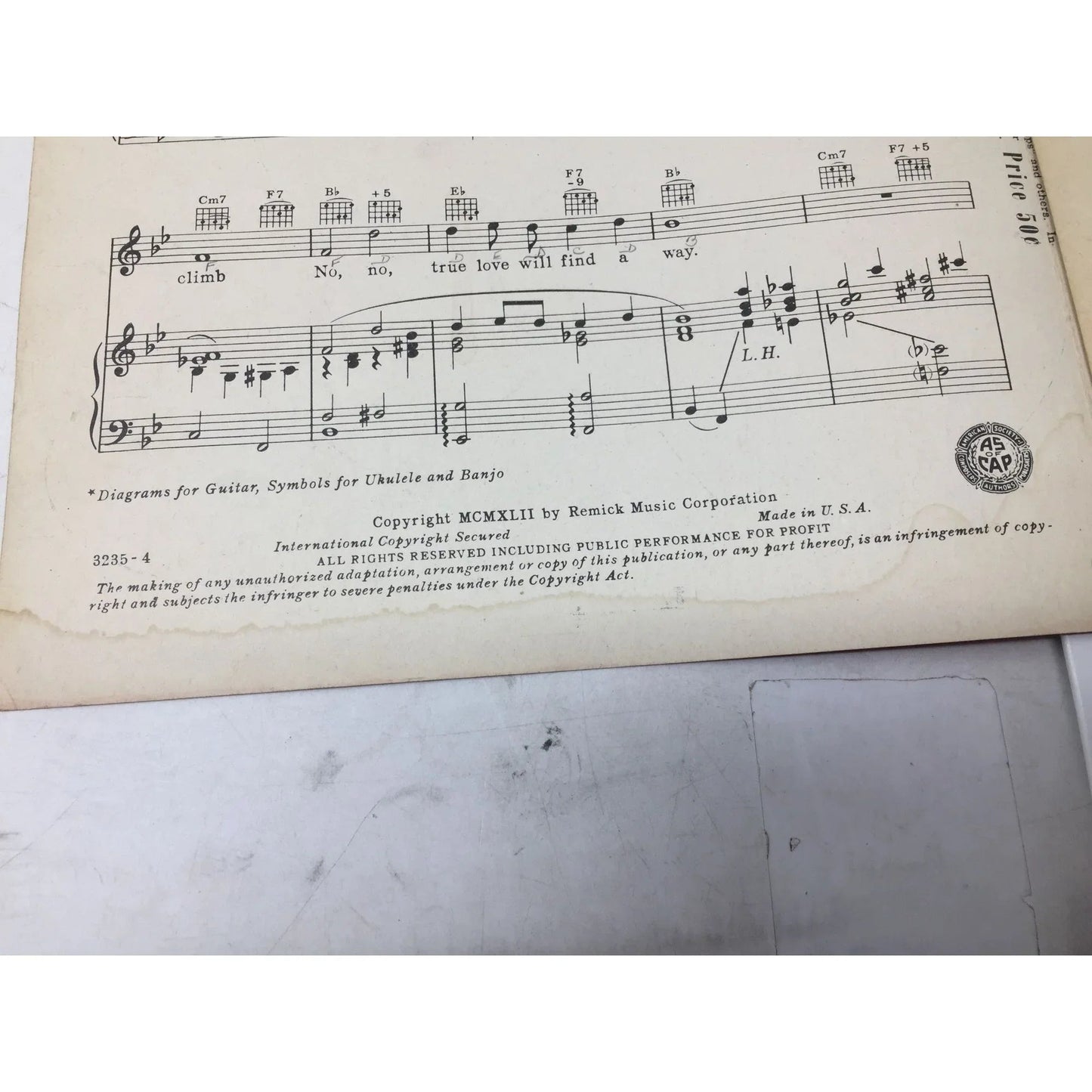 ''Always in my heart'' Vintage sheet music book - A+ Stuff - SHEET MUSIC - A+ Stuff