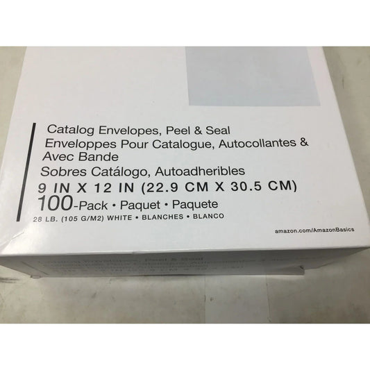 Amazon Basics Catalog Mailing Envelopes, Peel and Seal, 9x12'' - amazon - Office Supplies - A+ Stuff