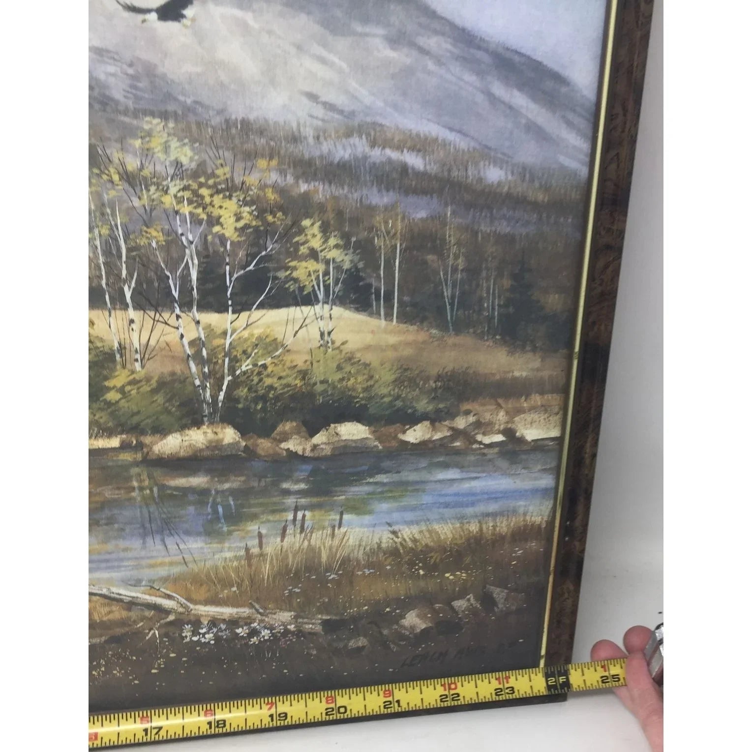America the Beautiful Painting Print by Frederick Leach - Framed Print - America Gallery Seal on Back - United States Commemorative FIne Art Gallery - art print - A+ Stuff