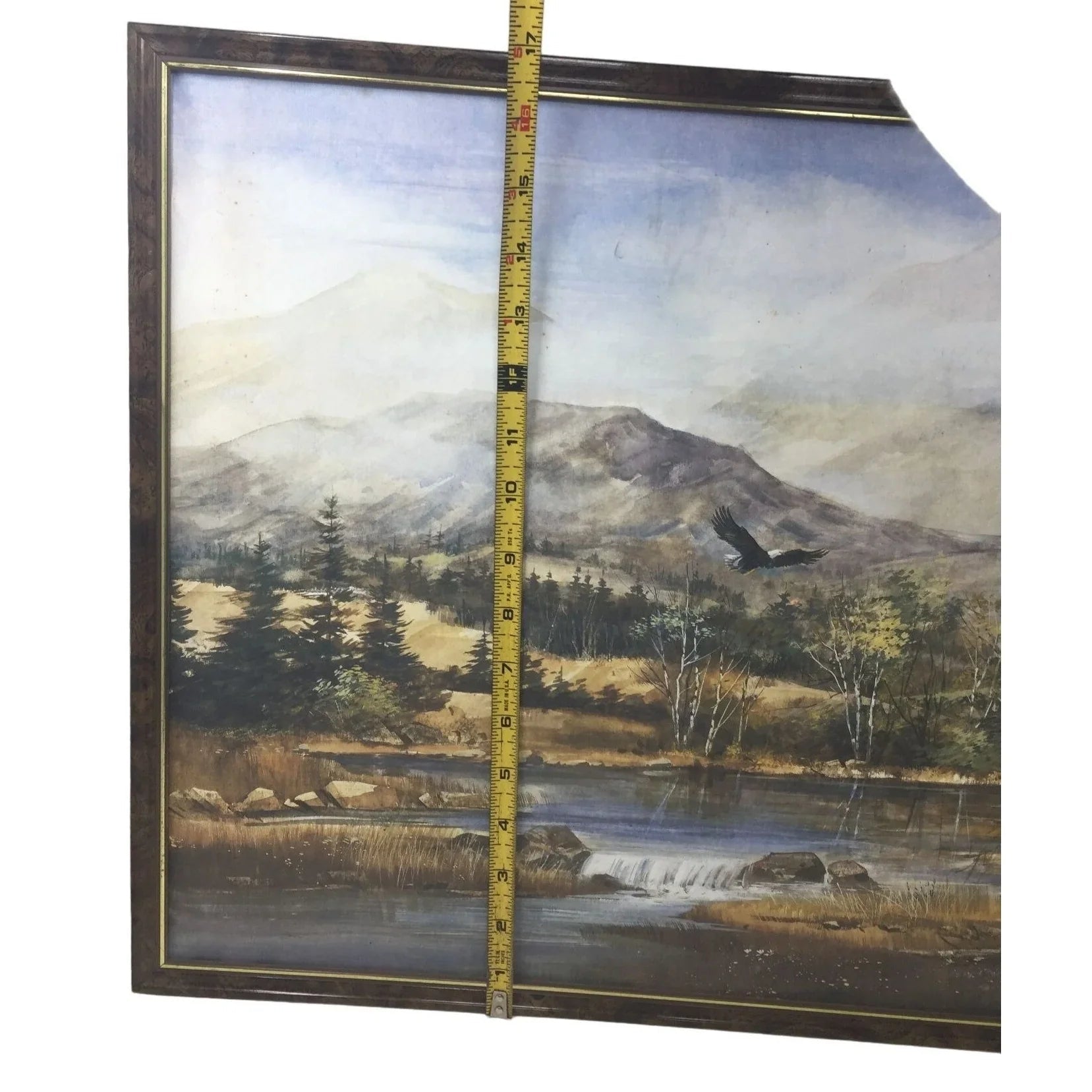 America the Beautiful Painting Print by Frederick Leach - Framed Print - America Gallery Seal on Back - United States Commemorative FIne Art Gallery - art print - A+ Stuff