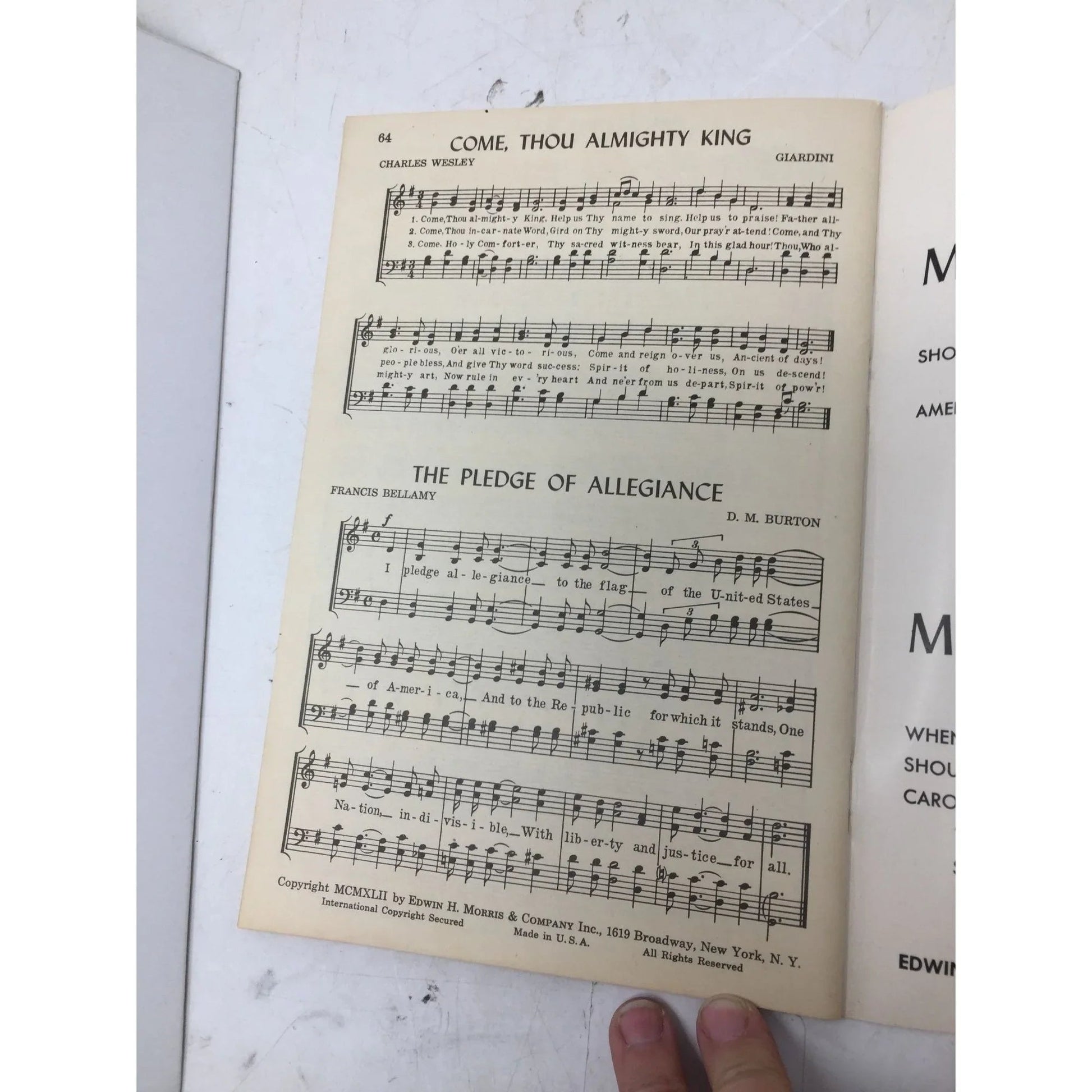 AMERICAN AIRS Songs for Singing America Sheet Music Book - A+ Stuff - sheet music - A+ Stuff