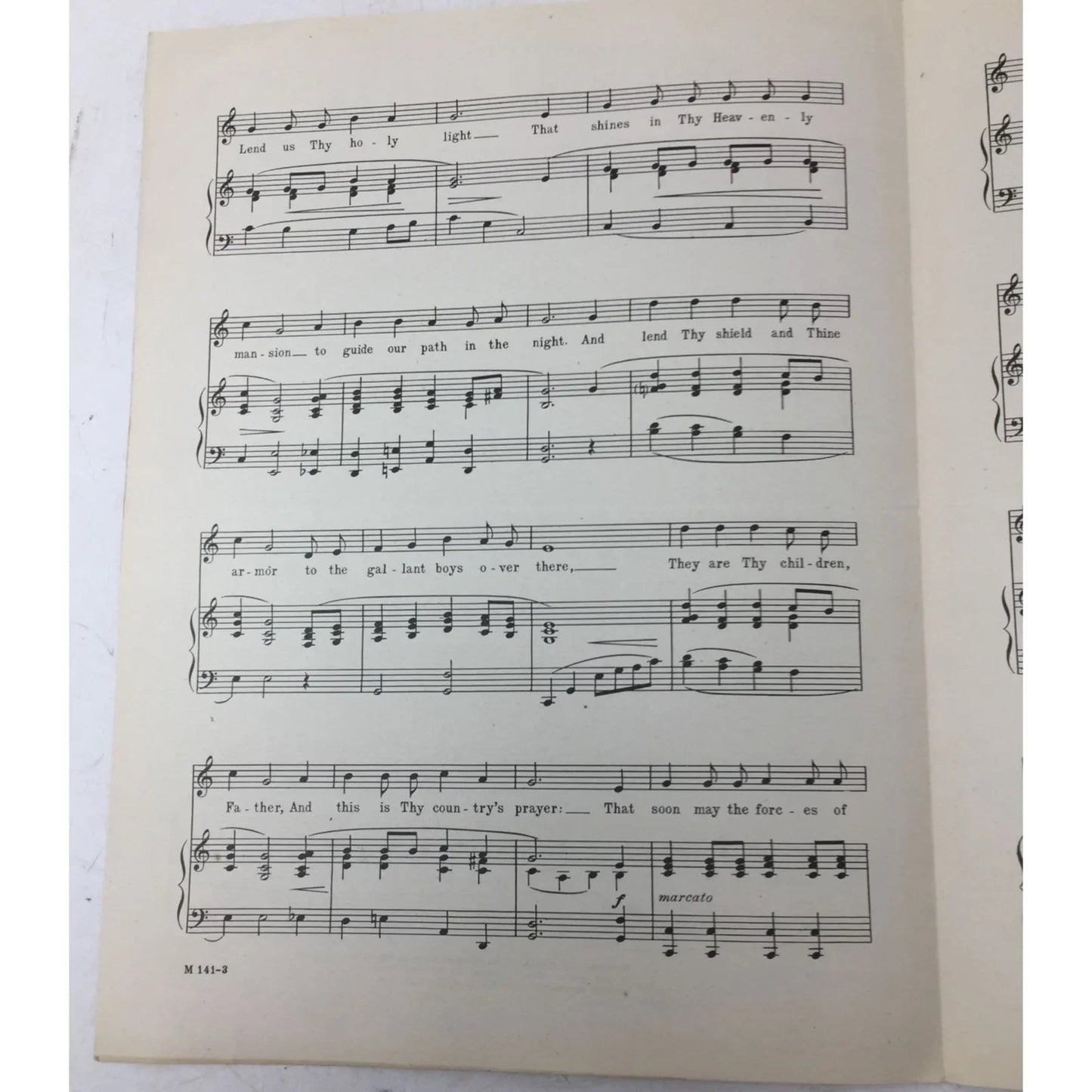 ''AMERICAN PRAYER'' Vintage 1942 Sheet music book - A+ Stuff - sheet music - A+ Stuff