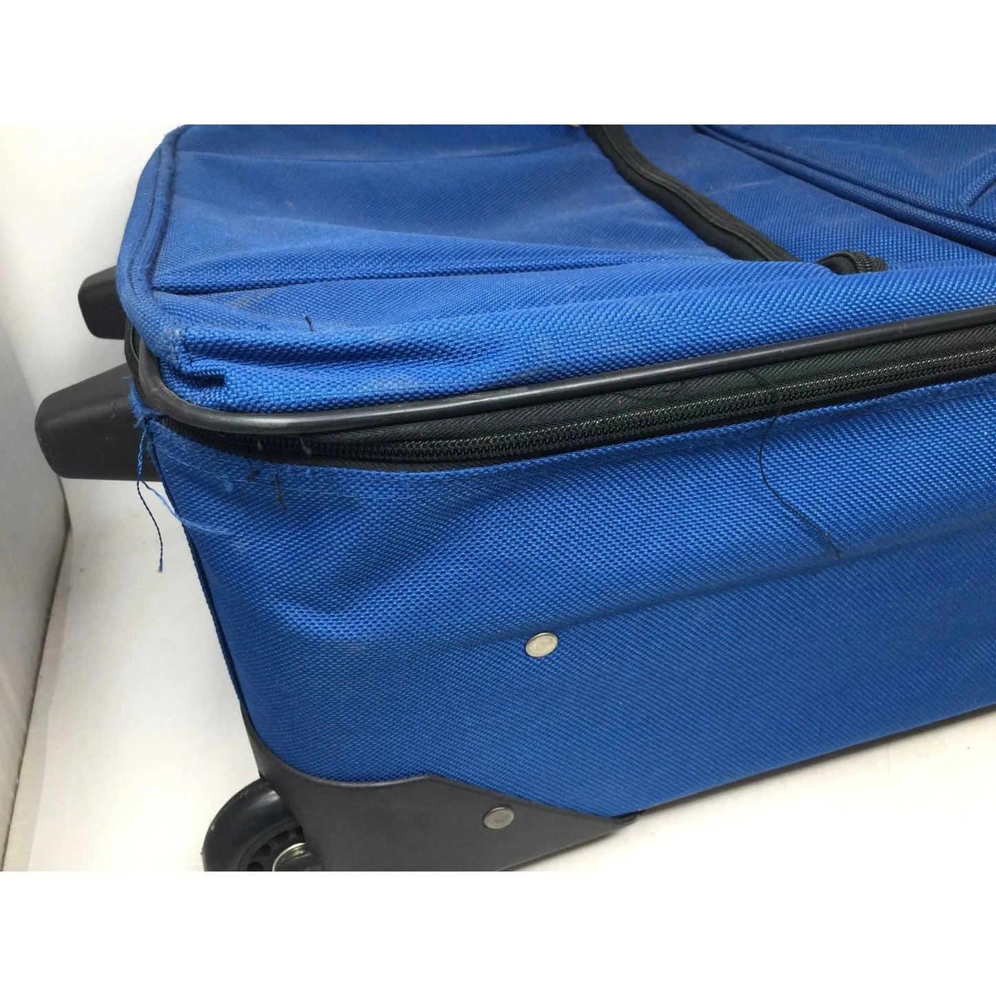 American Tourister Blue and Black Suitcase with Wheels - American Tourister - Luggage & Bags - A+ Stuff