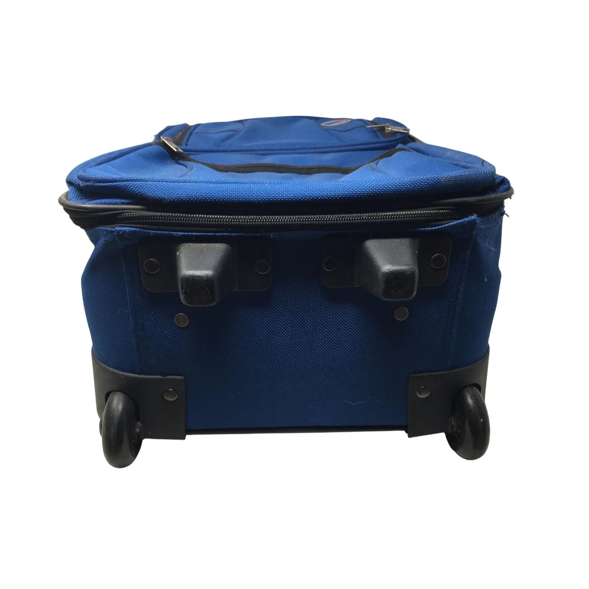 American Tourister Blue and Black Suitcase with Wheels - American Tourister - Luggage & Bags - A+ Stuff