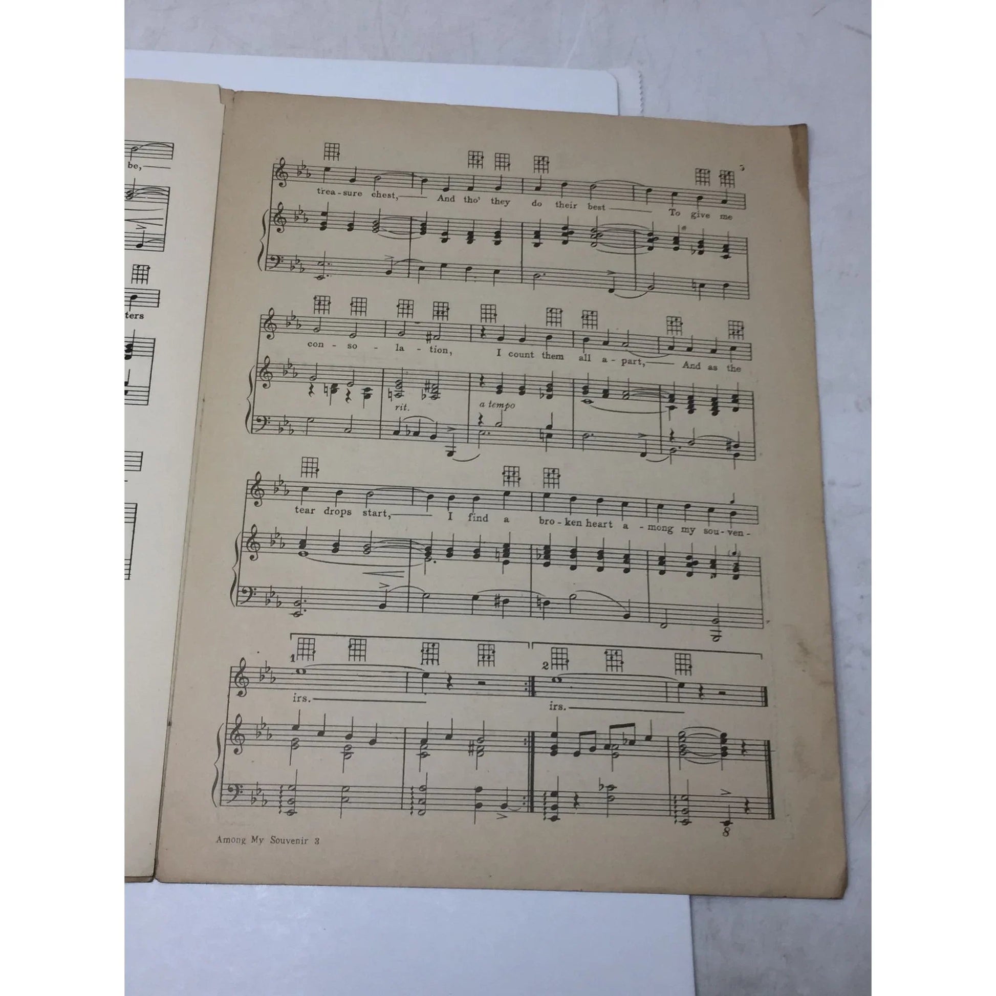 ''Among my Souvenirs'' 1927 Sheet Music - A+ Stuff - Sheet Music - A+ Stuff