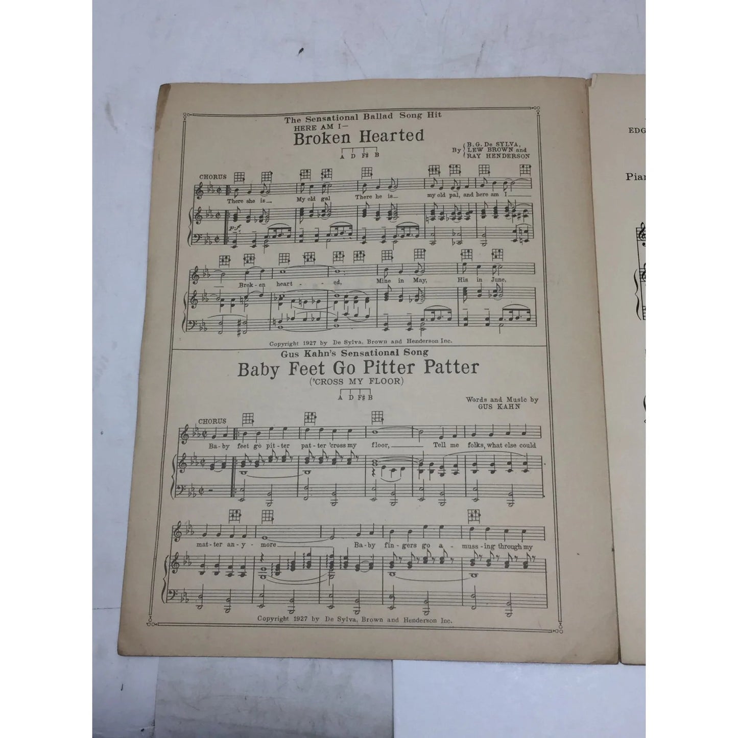 ''Among my Souvenirs'' 1927 Sheet Music - A+ Stuff - Sheet Music - A+ Stuff