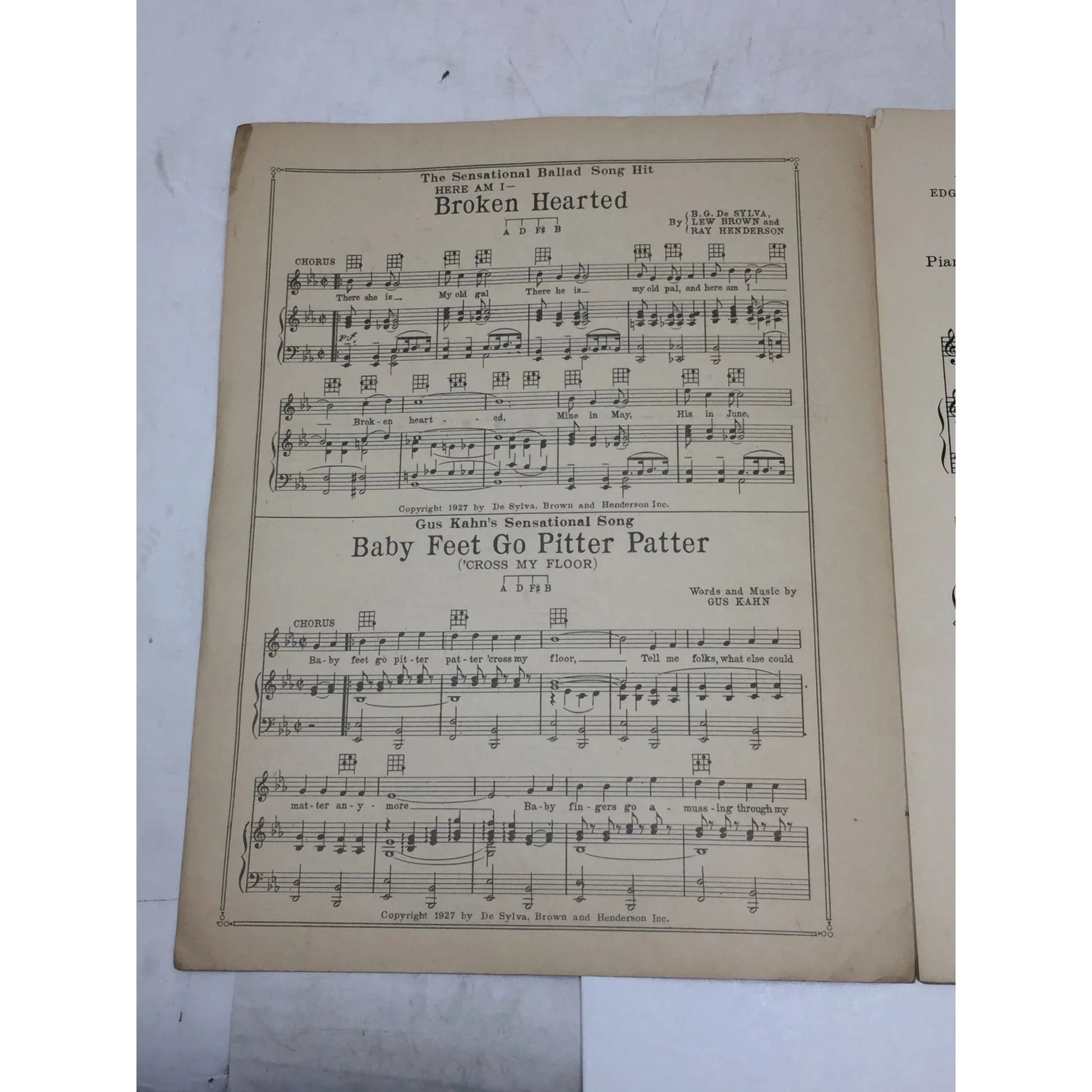 ''Among my Souvenirs'' 1927 Sheet Music - A+ Stuff - Sheet Music - A+ Stuff