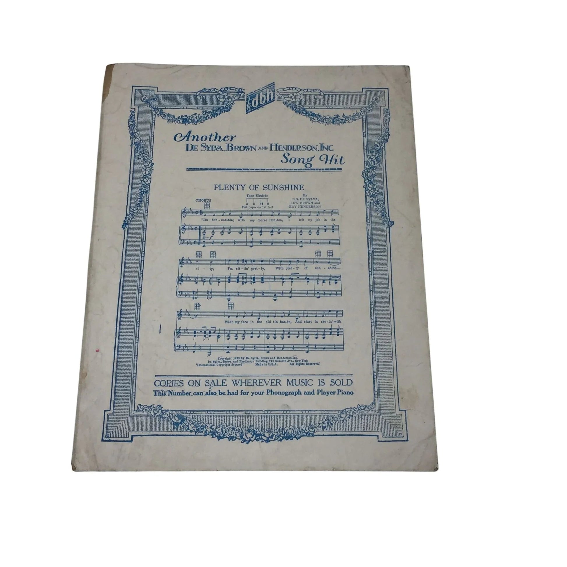 ''Among my Souvenirs'' 1927 Sheet Music - A+ Stuff - Sheet Music - A+ Stuff