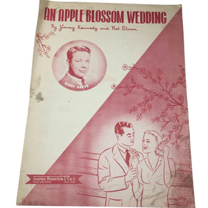 An Apple Blossom Wedding Vintage Sheet music