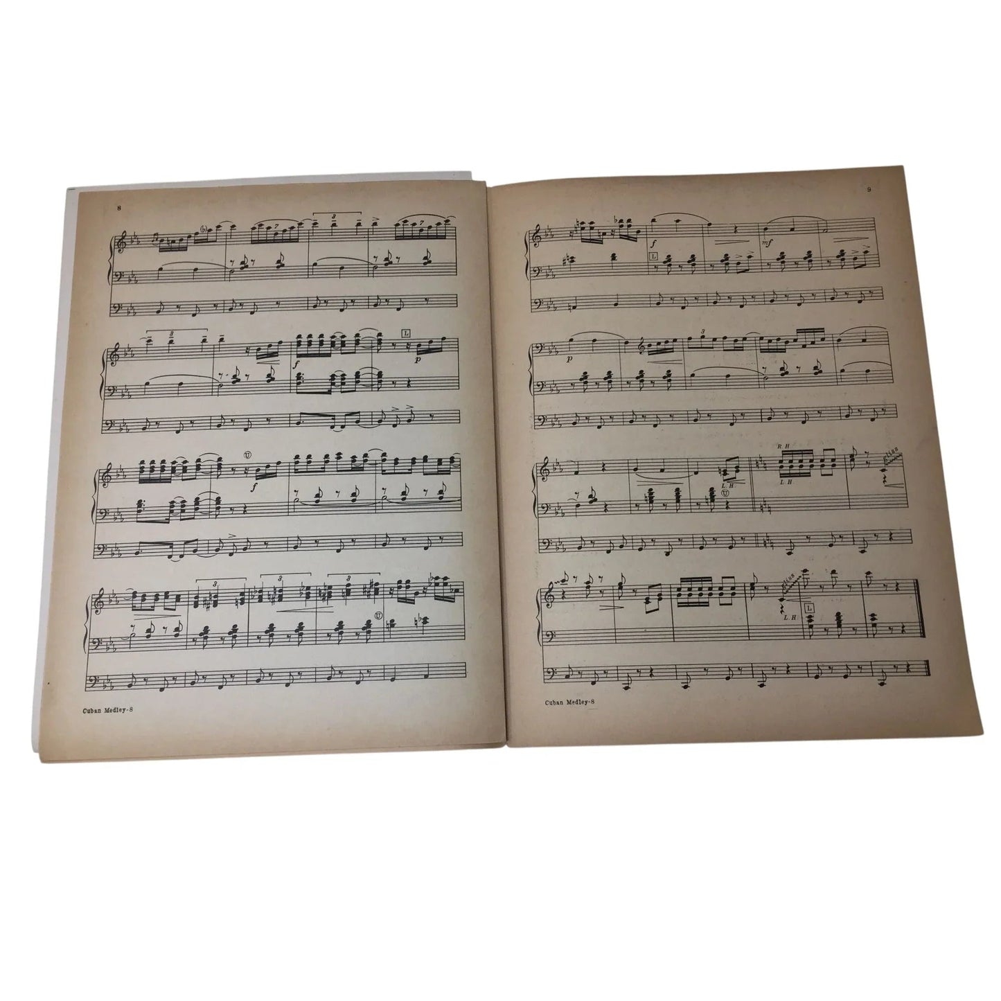 An Ethel Smith arrangement Cuban Medley for Hammond organ - A+ Stuff - SHEET MUSIC - A+ Stuff
