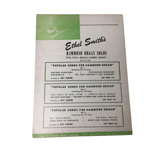 An Ethel Smith arrangement Cuban Medley for Hammond organ - A+ Stuff - SHEET MUSIC - A+ Stuff