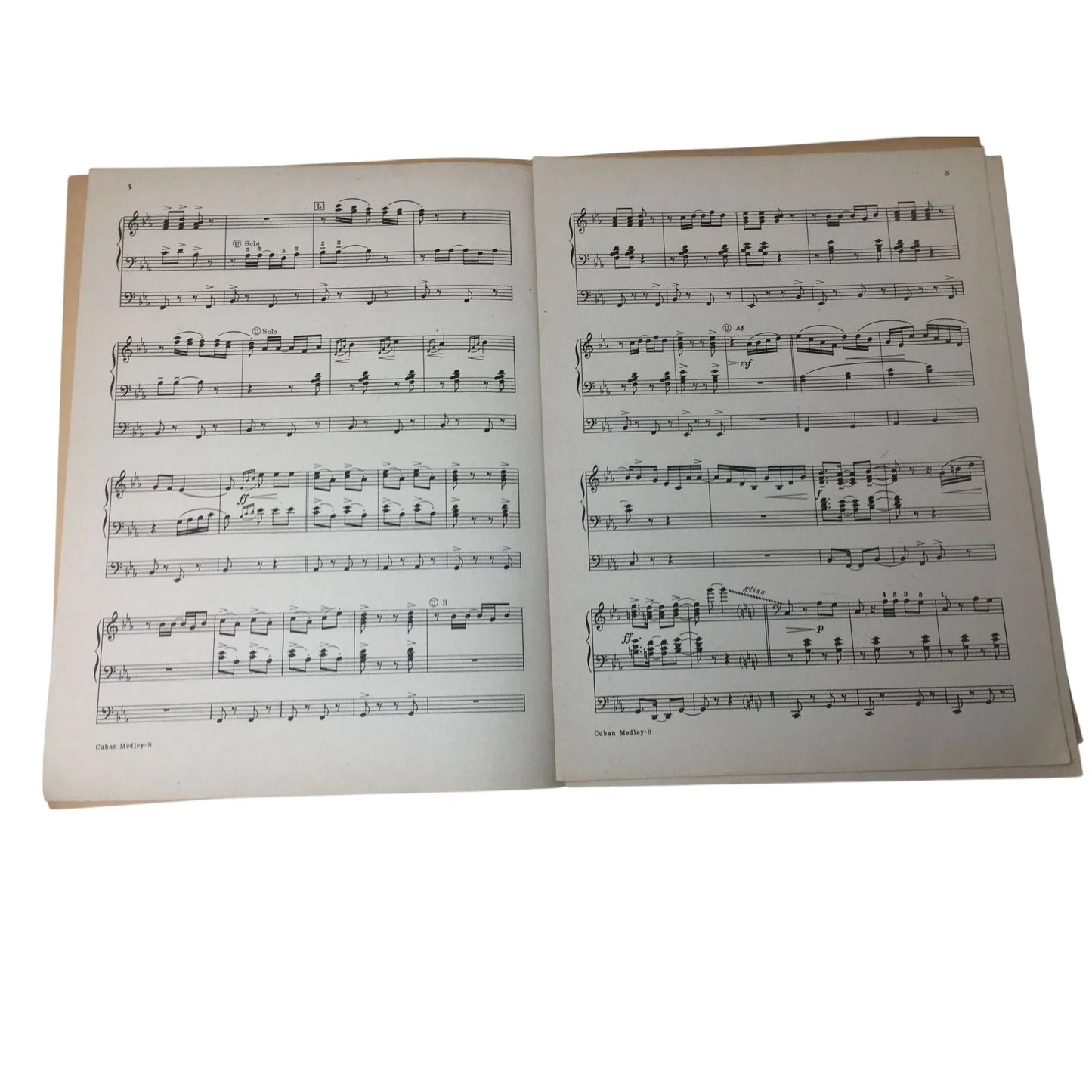 An Ethel Smith arrangement Cuban Medley for Hammond organ - A+ Stuff - SHEET MUSIC - A+ Stuff