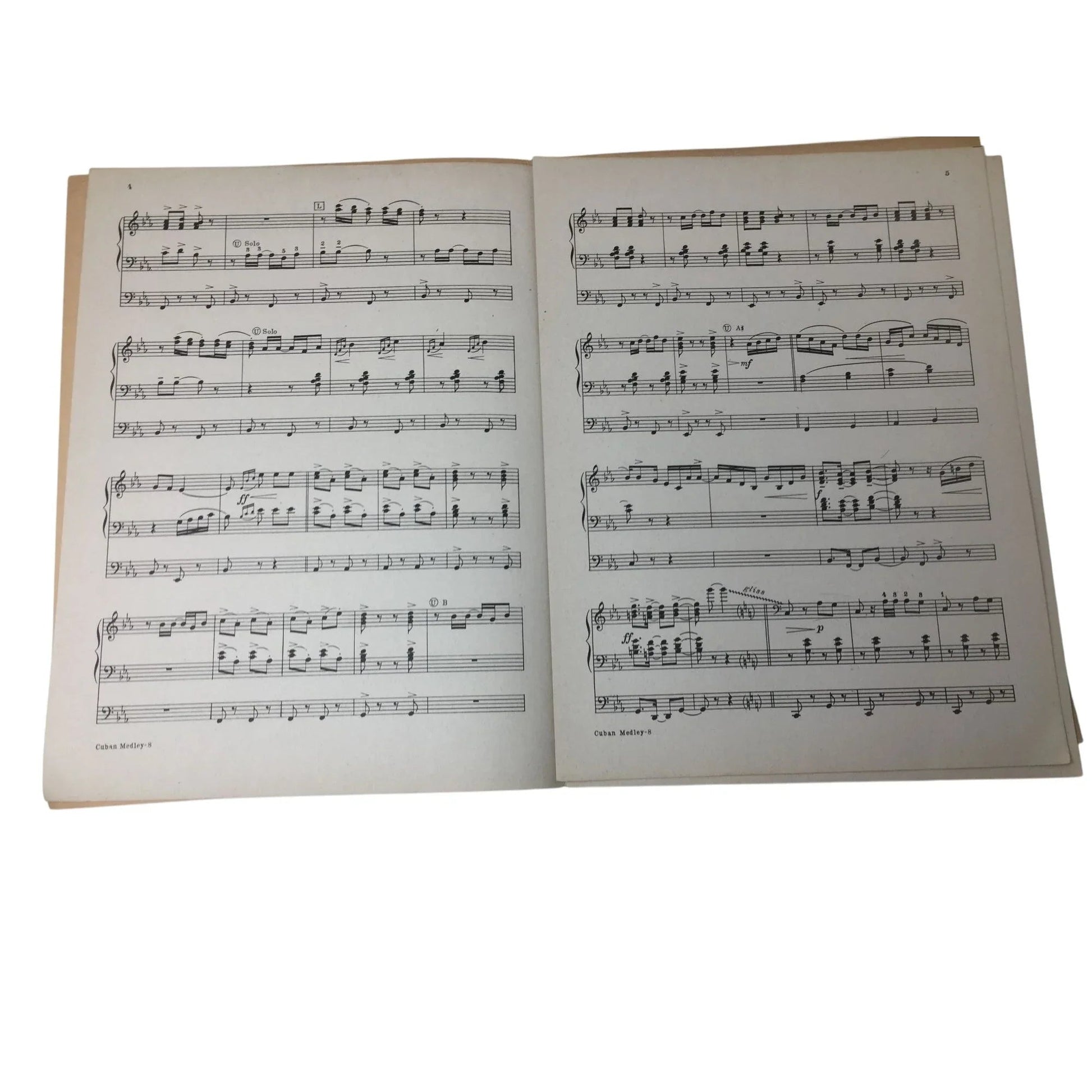 An Ethel Smith arrangement Cuban Medley for Hammond organ - A+ Stuff - SHEET MUSIC - A+ Stuff