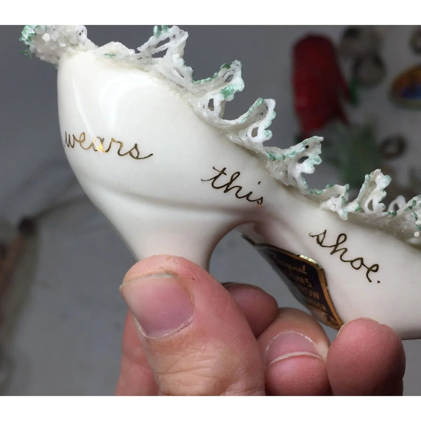 An Original by Heirlooms of Tomorrow Good Luck Miniature High Heel Figurine - Heirlooms of Tomorrow - Figurines - A+ Stuff