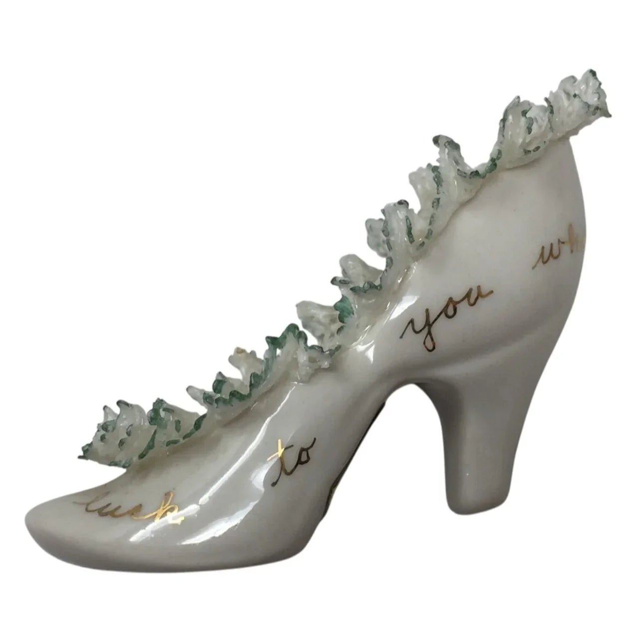 An Original by Heirlooms of Tomorrow Good Luck Miniature High Heel Figurine - Heirlooms of Tomorrow - Figurines - A+ Stuff