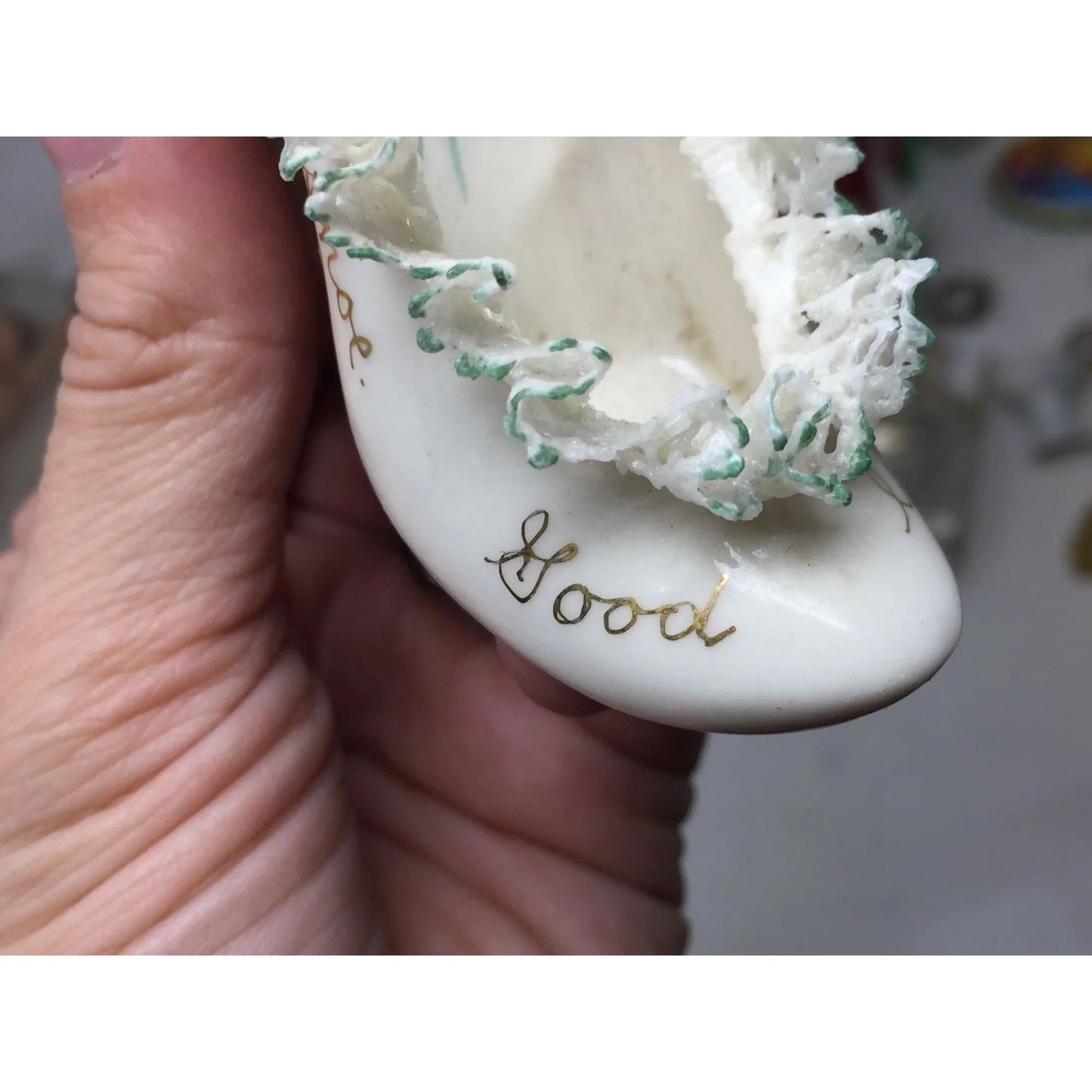 An Original by Heirlooms of Tomorrow Good Luck Miniature High Heel Figurine - Heirlooms of Tomorrow - Figurines - A+ Stuff