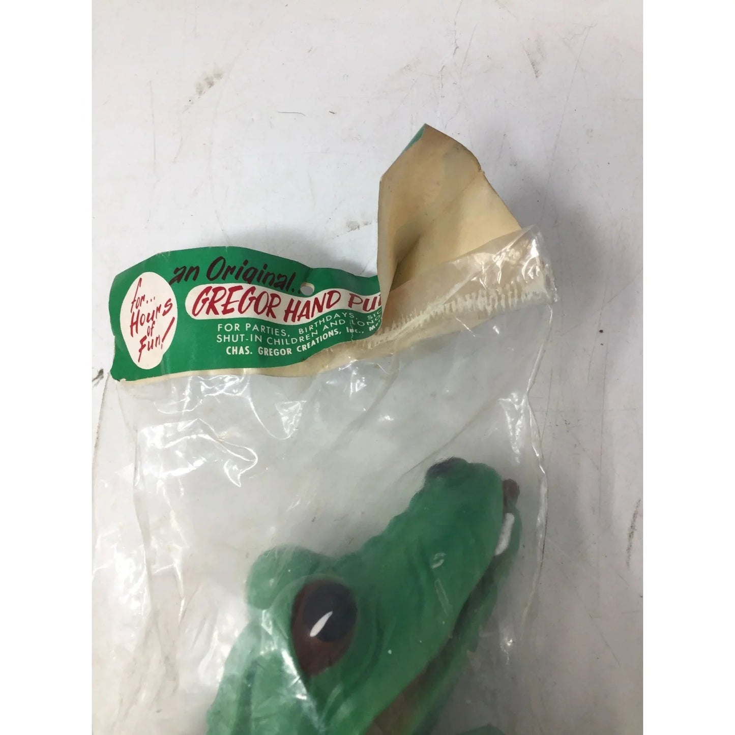 An Original Gregor Vintage Hand Puppet Crocodile w/ Rubber head - A+ Stuff - Puppets & Marionettes - A+ Stuff