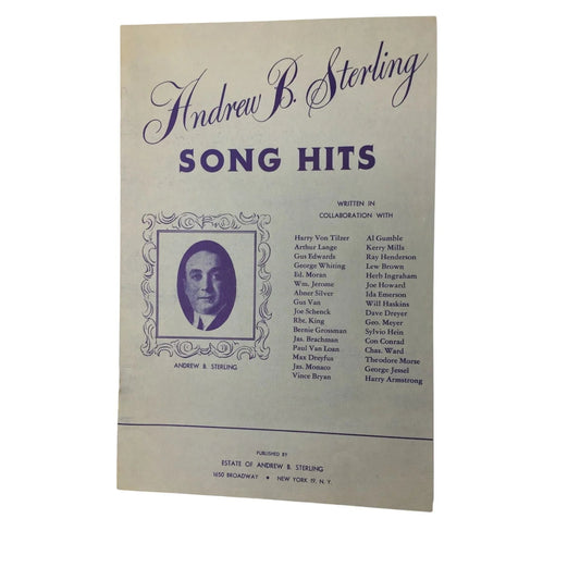 Andrew B Sterling Song Hits Published by Estate of Andrew B Sterling - A+ Stuff - Books - A+ Stuff
